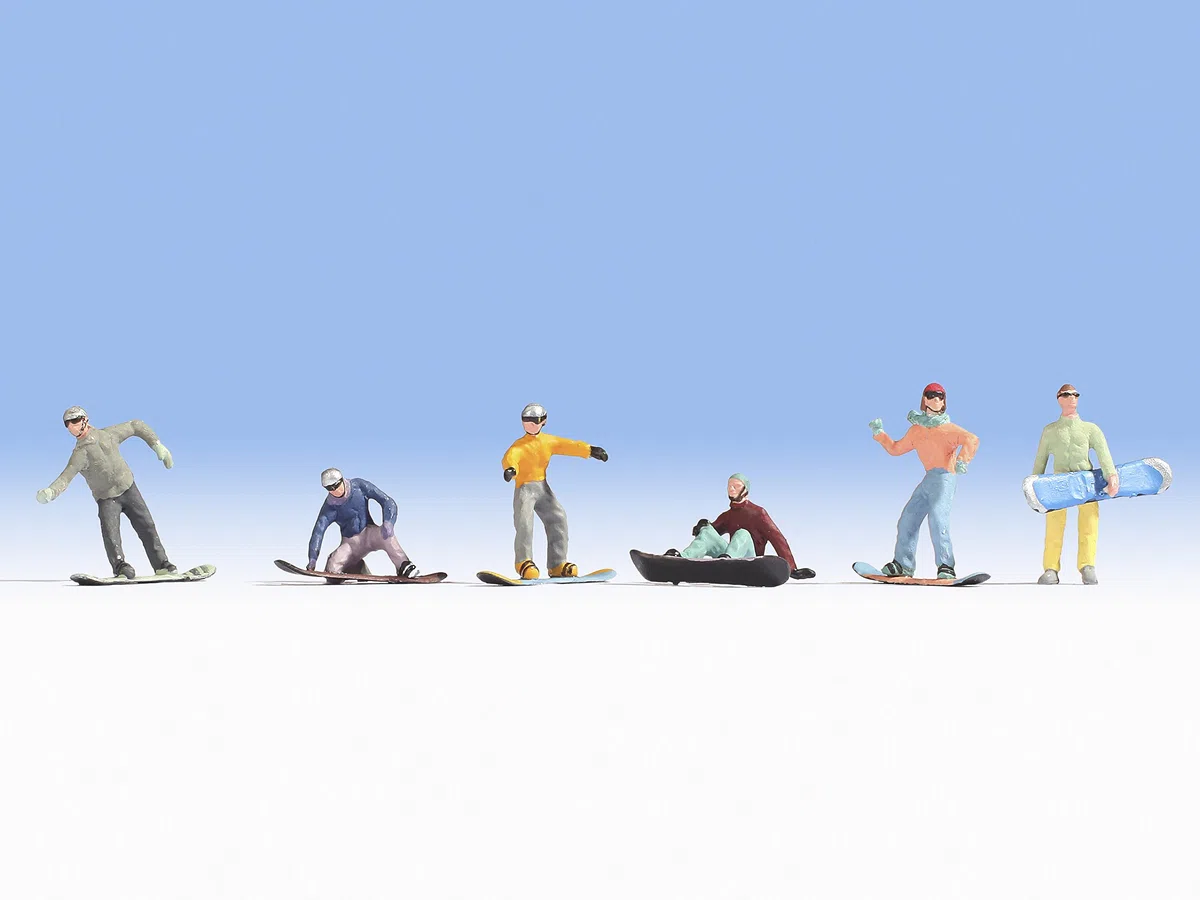 Noch - Snowboarders, 15826, Multicolore