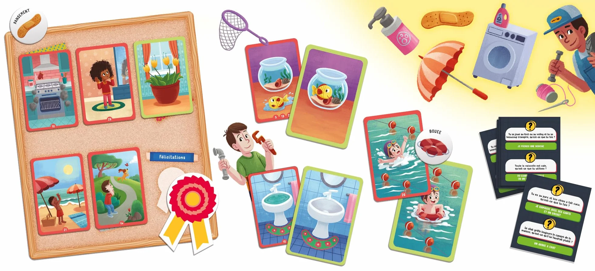 Résolution des problemes - Jeu de Plateau - LIFE SKILLS - Plateau illustré