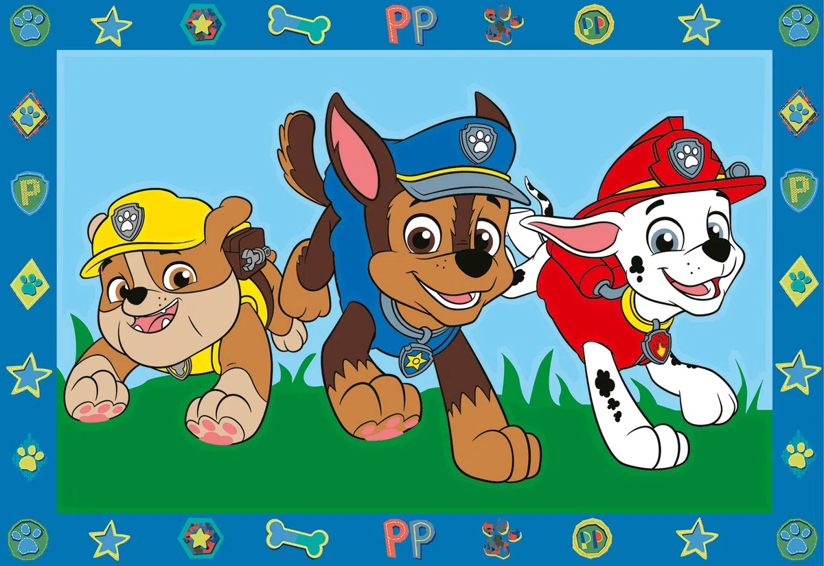 Ravensburger CreArt 5 Anni Junior: Paw Patrol – Dipingere con i Numeri per Bambini 5+ Anni, Kit Pittura con 2 Tavole, Pennello Ergonomico e Colori Inclusi, 32 x 22 cm, Idee Regalo per Bambini 5 Anni
