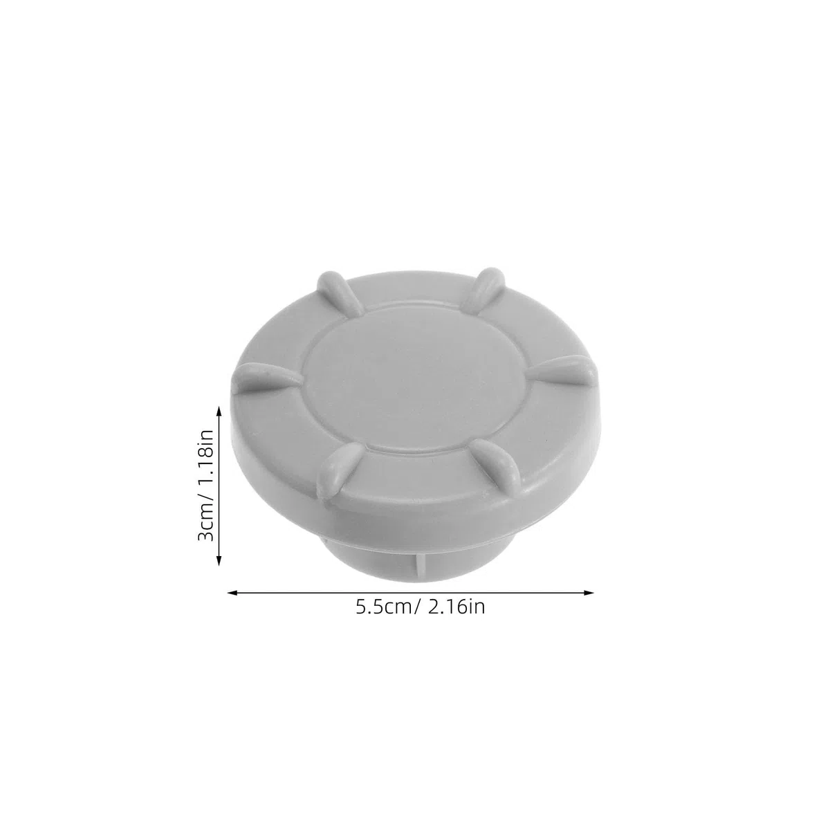 UPKOCH 4 tappi a vite per scivoli per bambini - Copridadi in plastica grigia per scivoli per bambini al coperto - Tappi a vite di fissaggio Protezione di sicurezza per bullone per parco giochi per