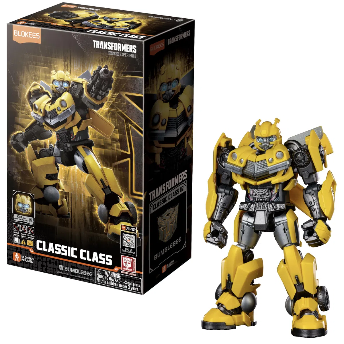 Transformers figurine Plastic Model Kit Blokees Classic Class 02 Bumblebee