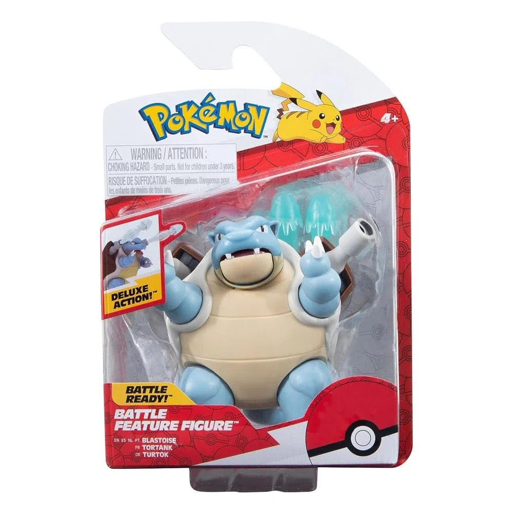 Pokémon Turtok Statuetta da combattimento Blastoise, 11,4 cm