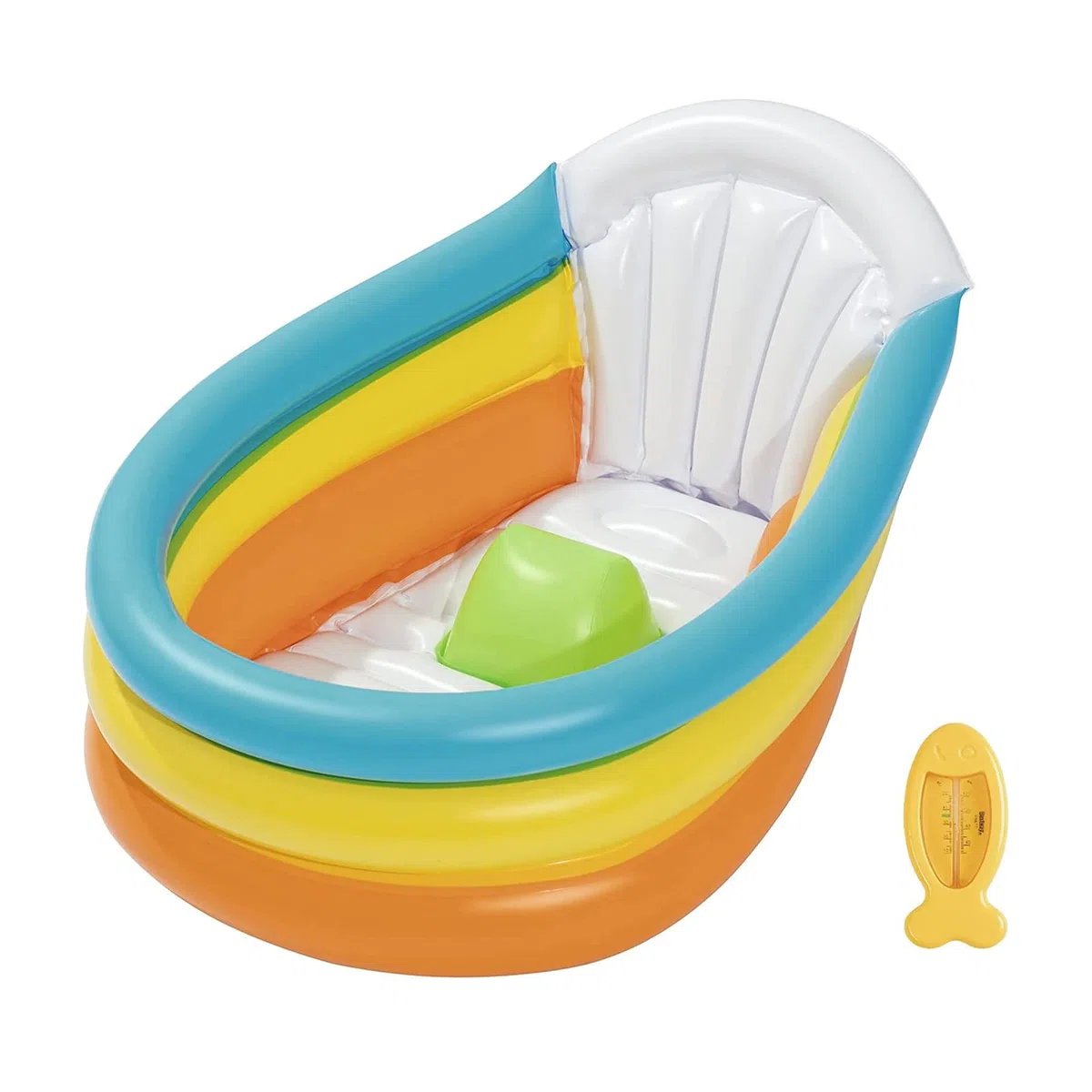 Bestway 51134-1 Bagnetto neonato con termometro Squeaky Clean