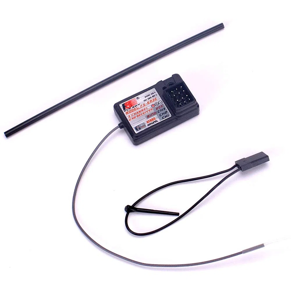 Flysky FS-GR3E Ricevitore 3CH 2.4 Ghz Ricevitore per FS-GT2 FS-GT2B FS-GT3B FS-GT3C FZ-IT4S RC Trasmettitore per barca per auto
