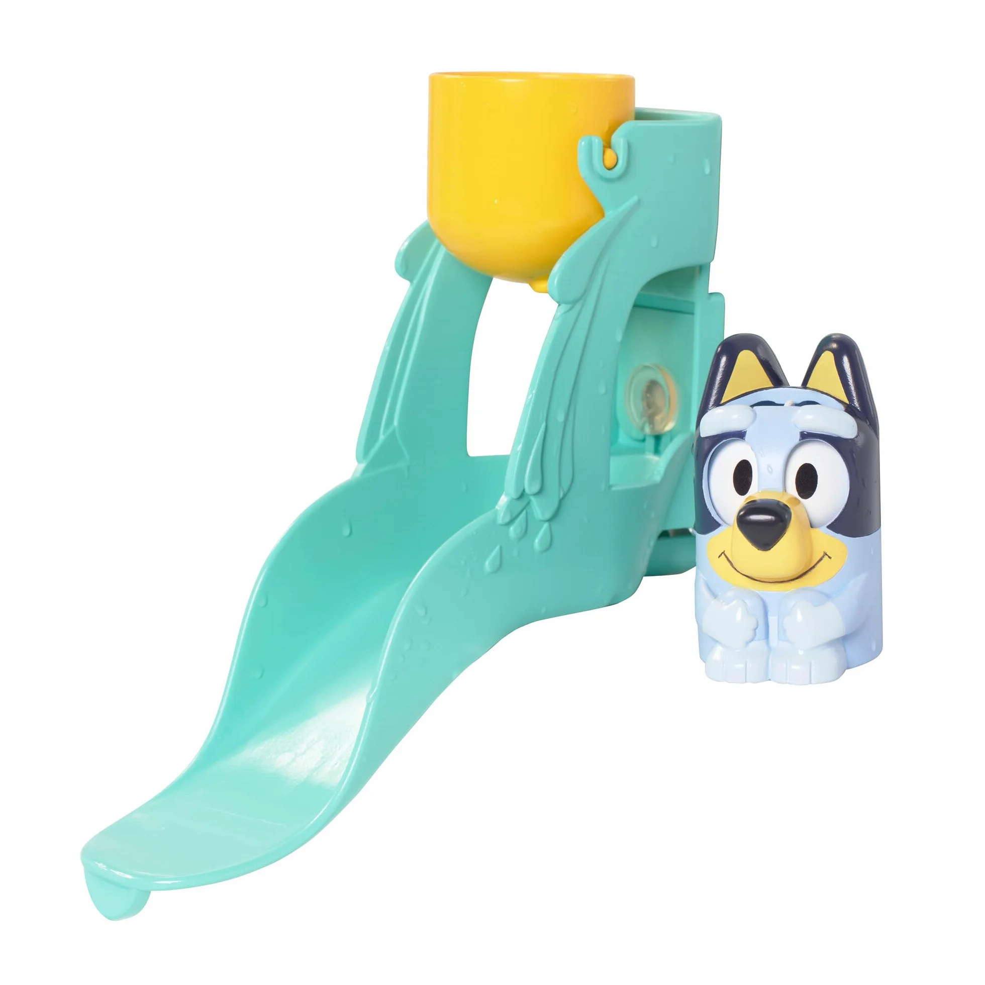 Toomies Blueys - Scivolo d'acqua, giocattolo da bagno per bambini, divertimento acquatico con giranti, promuove le capacità motorie fini, con ventose, a partire dai 18 mesi in su