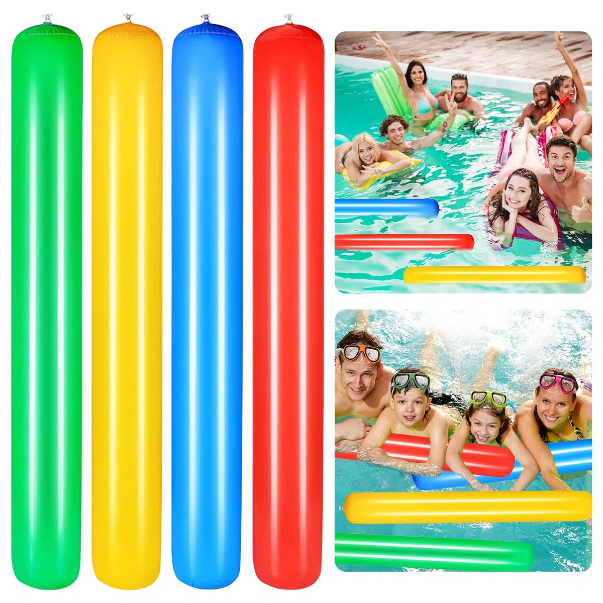 Piscina galleggiante, spaghetto da piscina, spaghetto da piscina colorato per bambini adulti