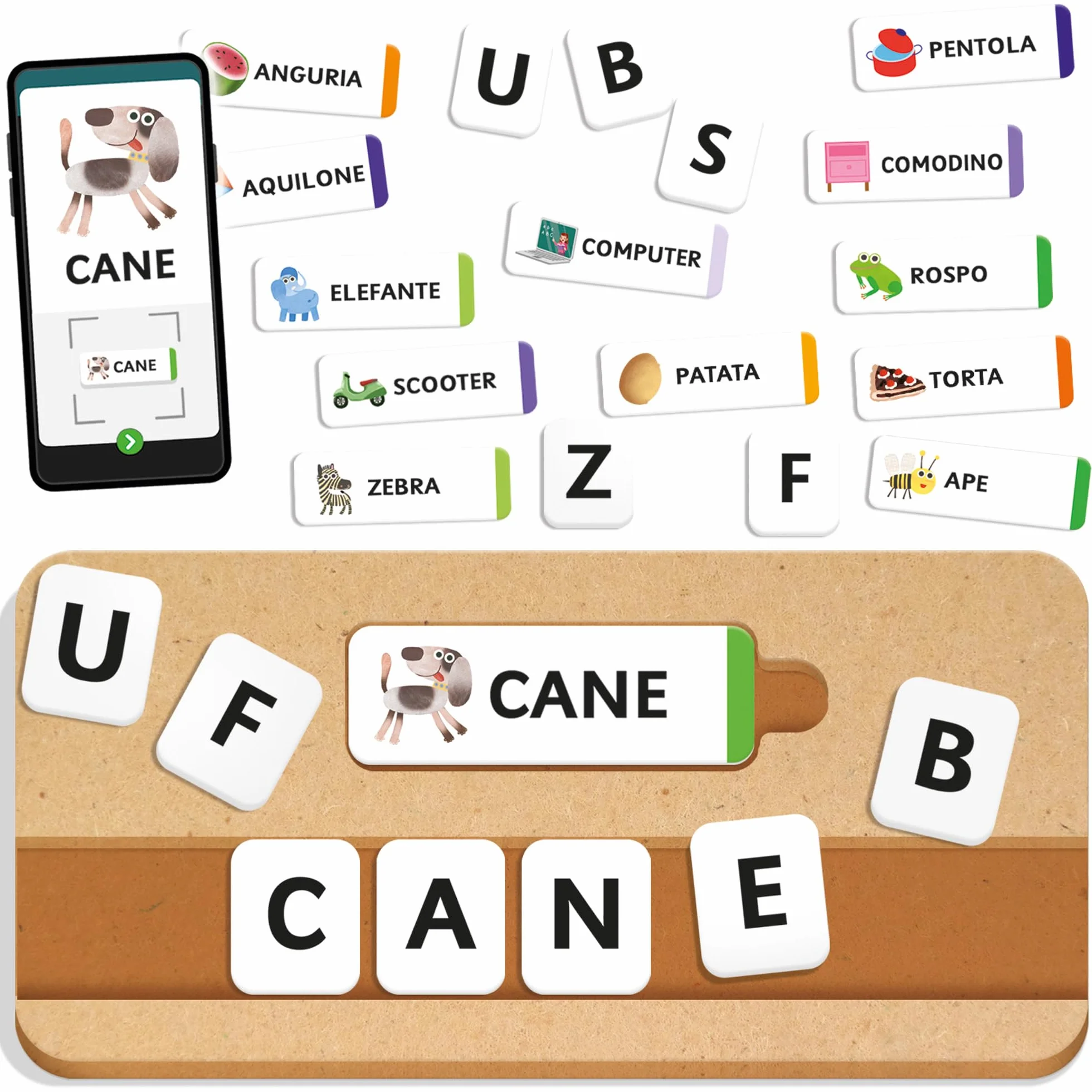 HEADU - Scuola di Scrittura Parlante - Efficace Già Dai Tre Anni Grazie al Metodo Fonetico Interattivo | Giochi Educativi 3 4 5 6 Anni, Giochi per Imparare a Scrivere, Regalo Bambino Regalo Bambina