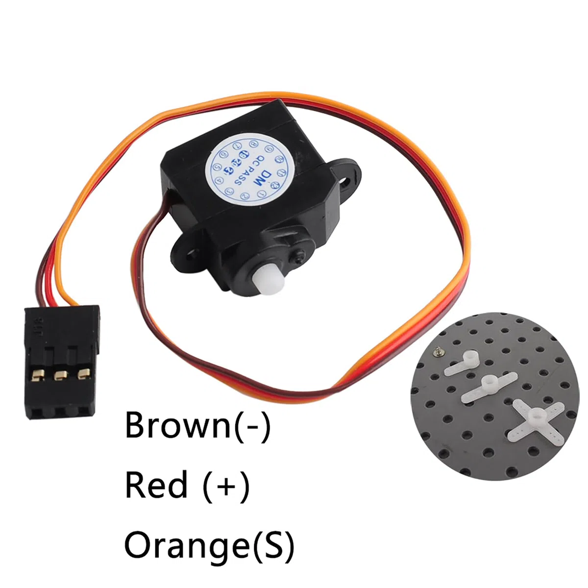 2.1g RC Micro Servo 2g Sub Mini servo 180 Gradi DM-S0020 4.8V-6V per RC Hobby Parti (2PCS)