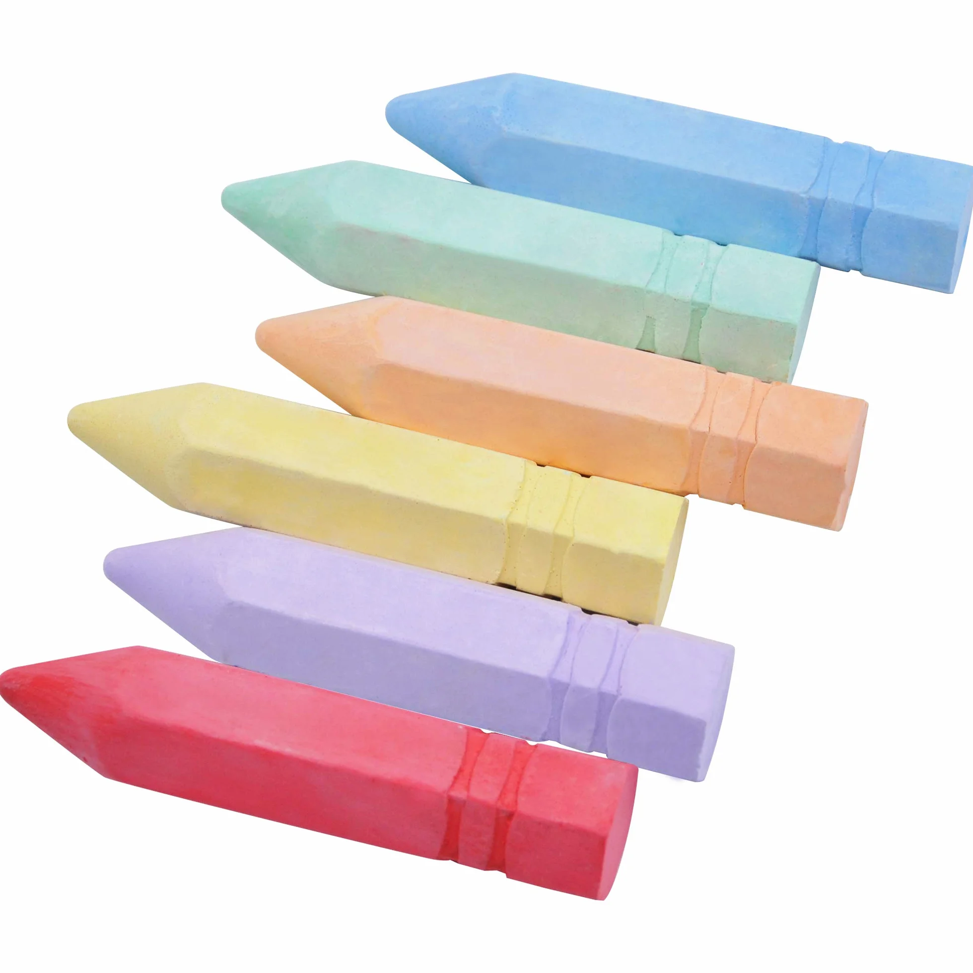 JOYIN 24Pezzi Set di Gessetti Lavabili da Marciapiede Jumbo a Forma di Cono, non Tossici, per Giochi Artistici, Giochi Estivi All'aperto e Disegno su Lavagna