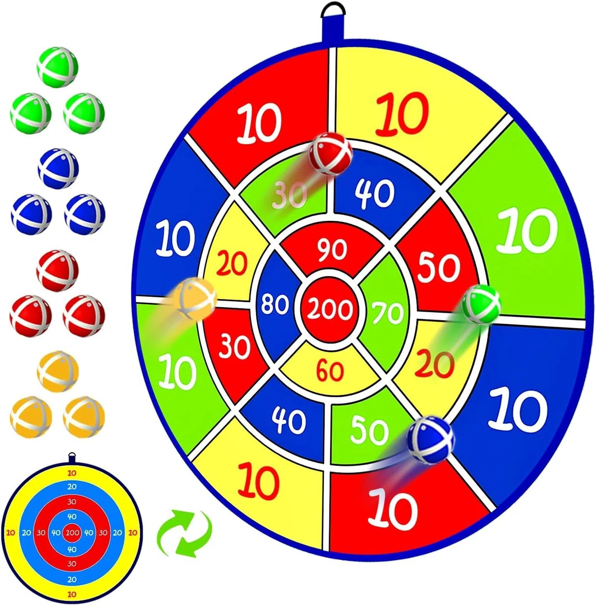 25.5 Inches freccette bifacciali per bambini,regalo ragazzo ragazza,giochi per interni ed esterni e bomboniere per feste di compleanno,adatto per ragazzi e ragazze di 3 4 5 6 7 8 9 10 11 12 anni(65cm)