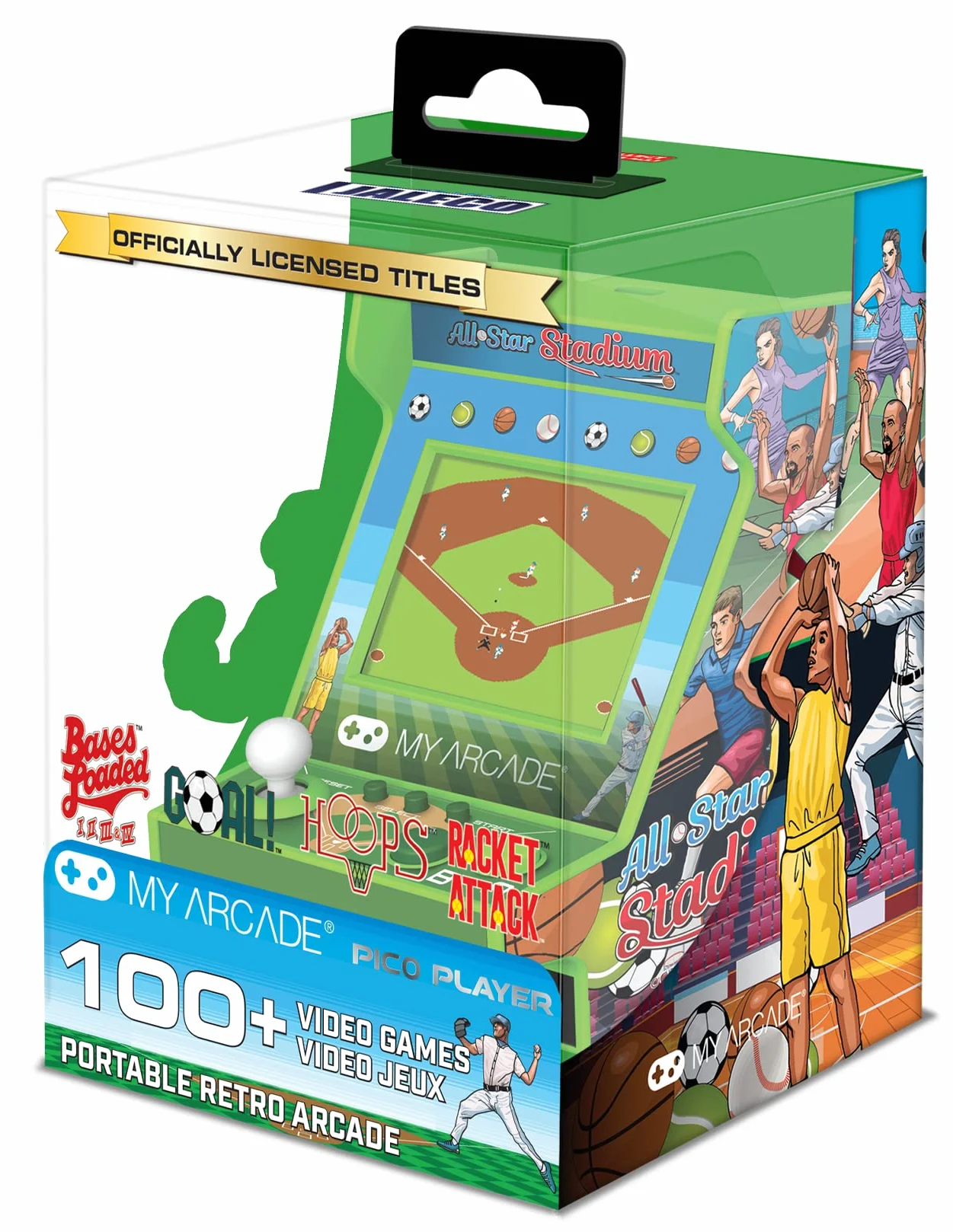 My Arcade - Pico Player All-Star Stadium - Mini Borne Retro - 107 Jeux e 1