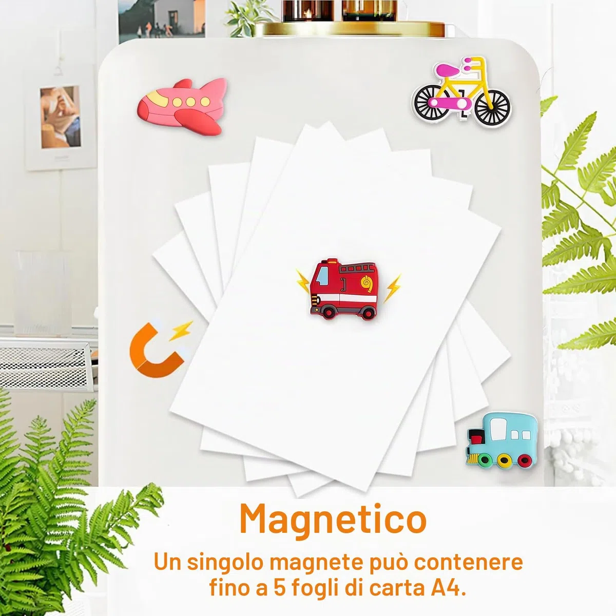 27 Magneti in Gomma per Frigorifero Auto Calamite Magneti per Bambini set Calamite Frigorifero Con Auto Dei Cartoni Animati per Frigorifero, Ufficio, Casa, Dispensa, Lavagna Bianca