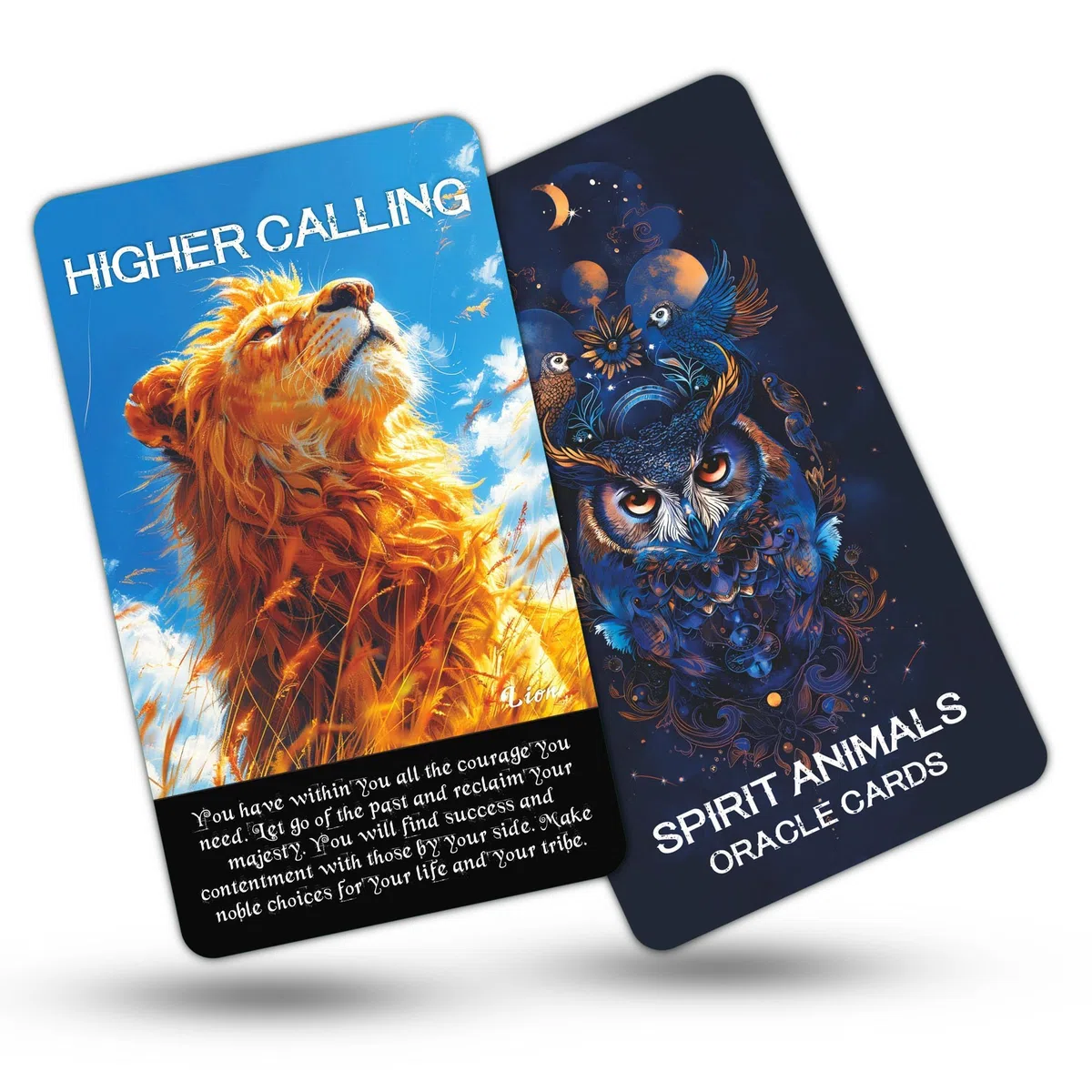 Spirit Animals Oracle Cards - Carte Oracle per principianti, dai 2 anni in su, per intuizione, guida e connessione spirituale, con potenti totem di animali per la crescita personale