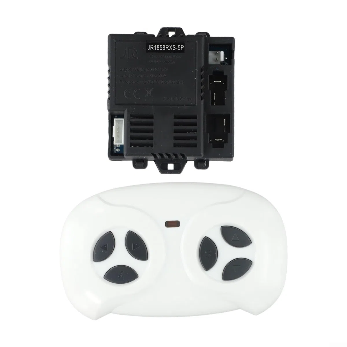 ReachMall Ricevitore per Telecomando di Auto Elettriche per Bambini, Controller per Macchinina per Bambini, Ricevitore per Auto Giocattolo, Parti di Ricambio per Auto Elettriche (Set Completo JR1858RX