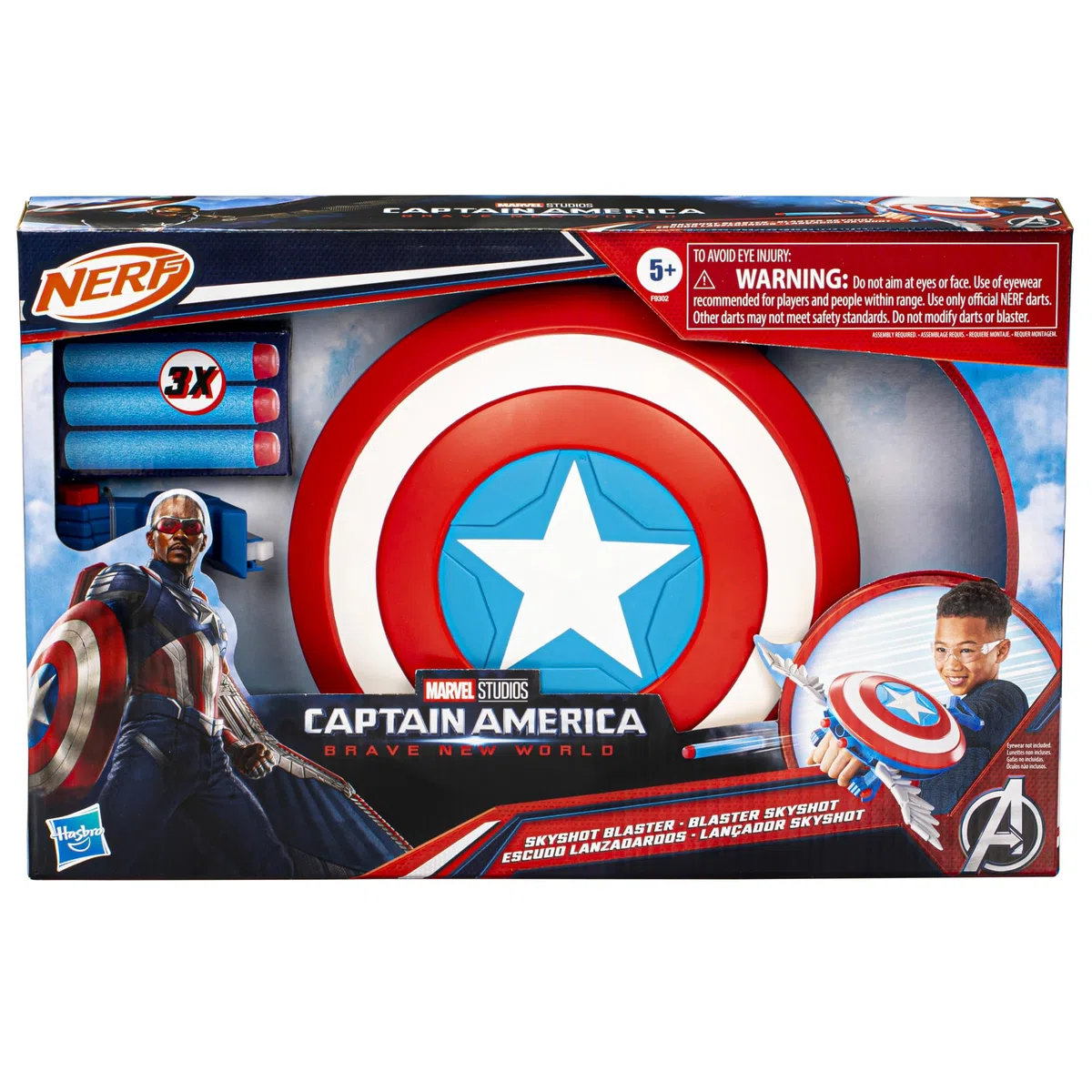 Hasbro Captain America NWO SKYSHOT Blaster Role Play