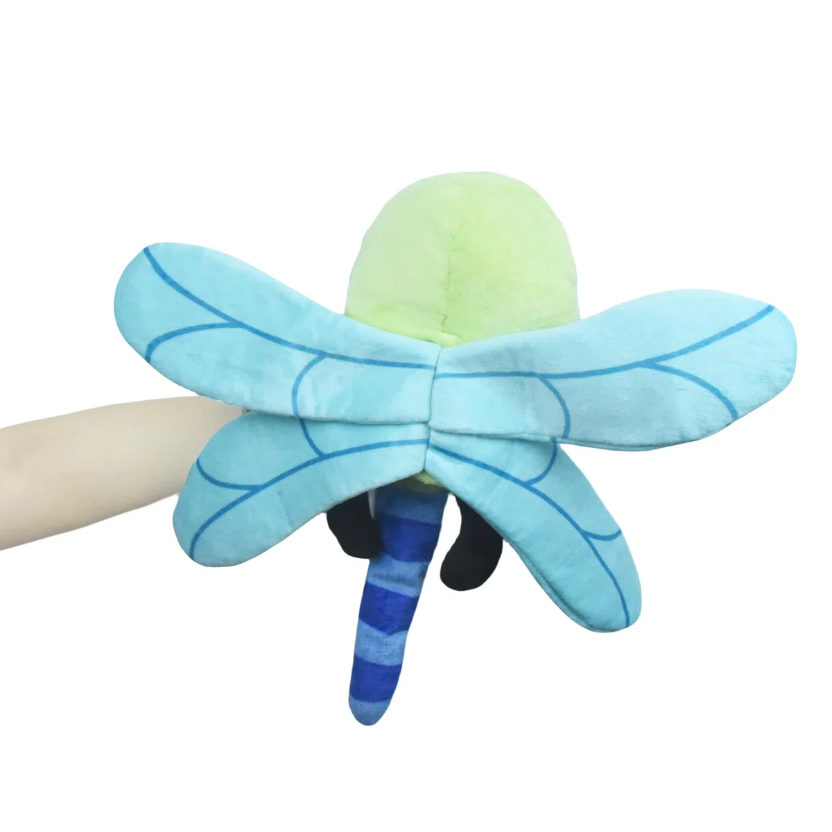lilizzhoumax burattino di mano di libellula Simulazione Animale libellula Peluche gioco di ruolo giocattoli interattivi per la prima educazione dei bambini decorazione della casa animali dello insetto