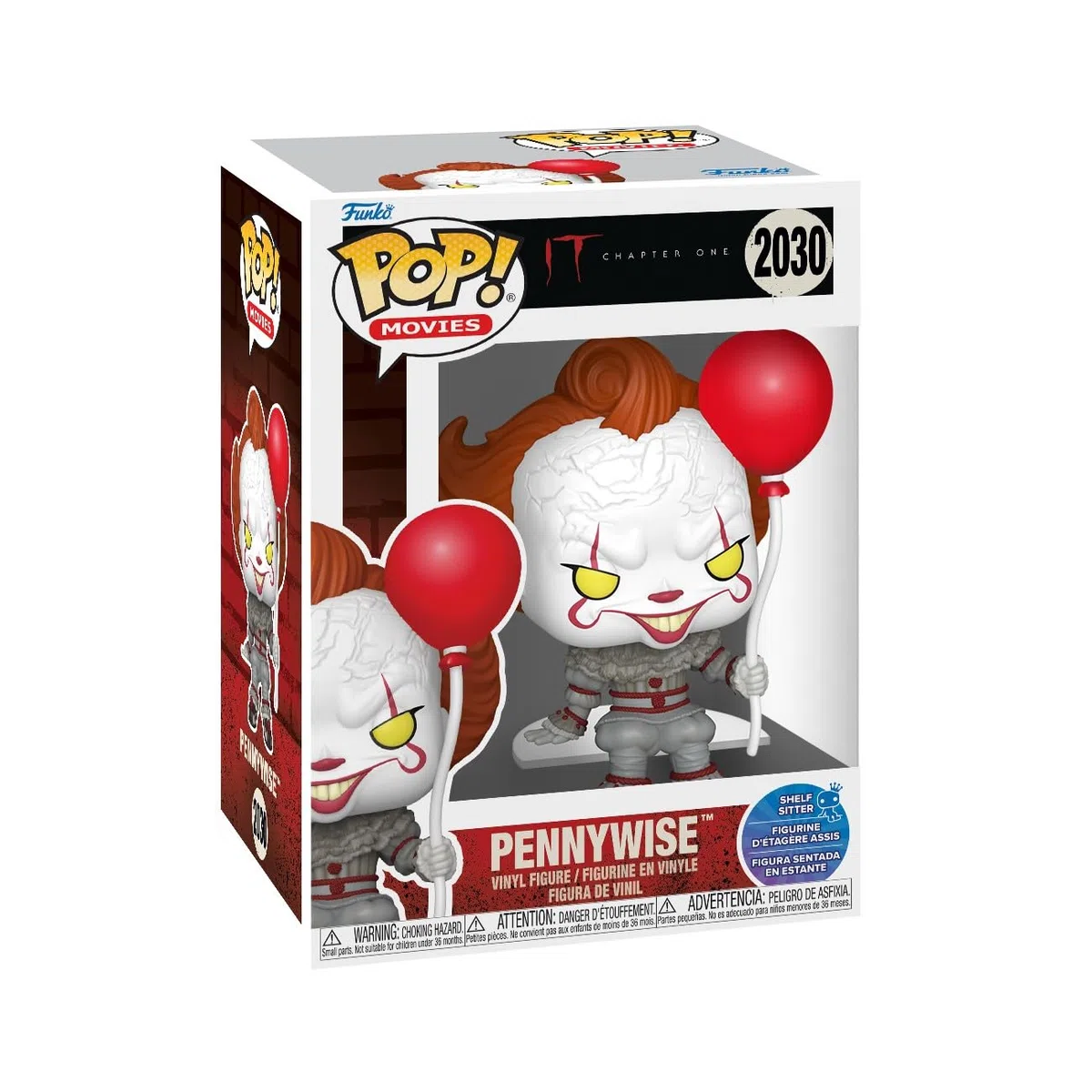 Funko POP! Movies: IT Capitolo Uno - Pennywise - Da esposizione - Figurina da collezione in vinile - Idea regalo - Prodotto ufficiale - Figurina da collezione e da esposizione