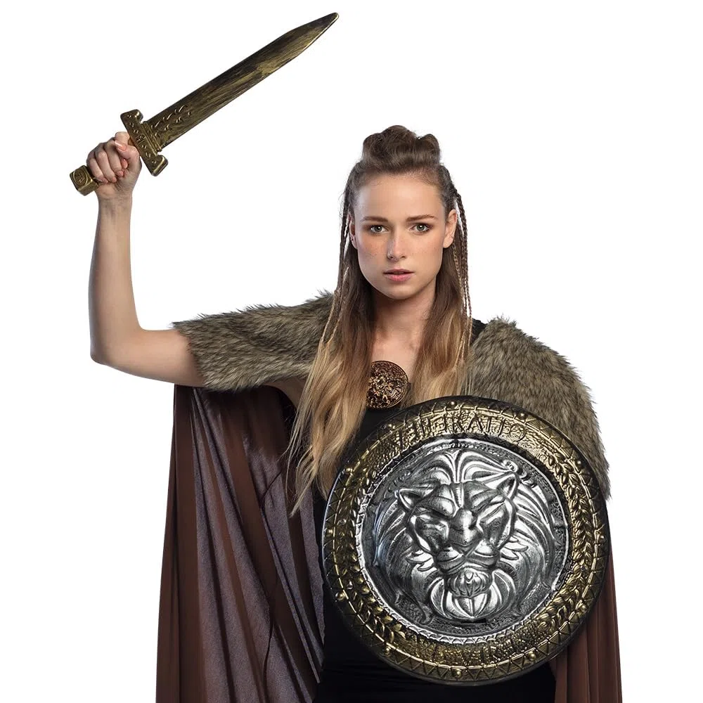 Boland - Set spada e scudo, cavaliere, principe, guerriero, accessori per costumi per carnevale e feste a tema