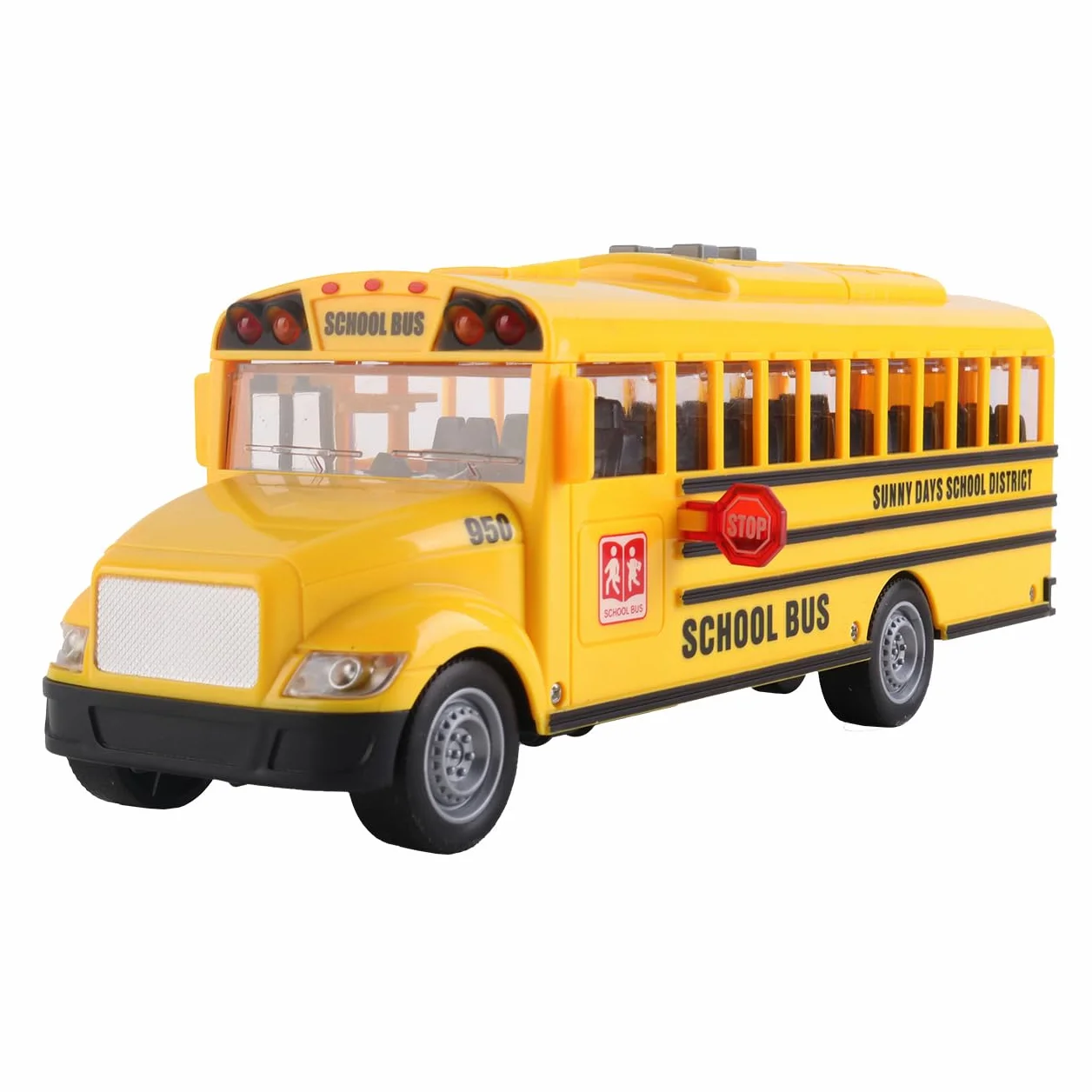 Tachan Autobus Scuola USA (CPA Toy Group 746T00868), Colore Giallo
