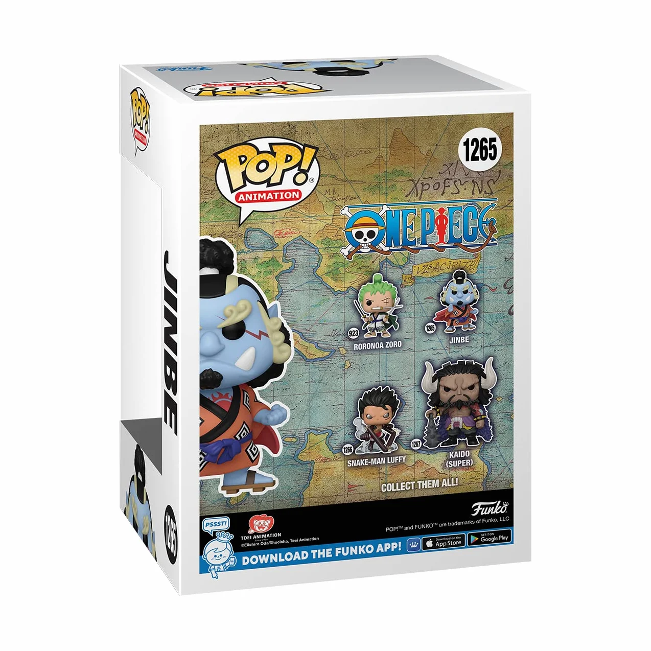 Funko Pop! Animation: One Piece - Jimbei - Jinbe - 1/6 Odds For Rare Chase Variant- Figura in Vinile da Collezione - Idea Regalo - Merchandising Ufficiale - Giocattoli per Bambini e Adulti