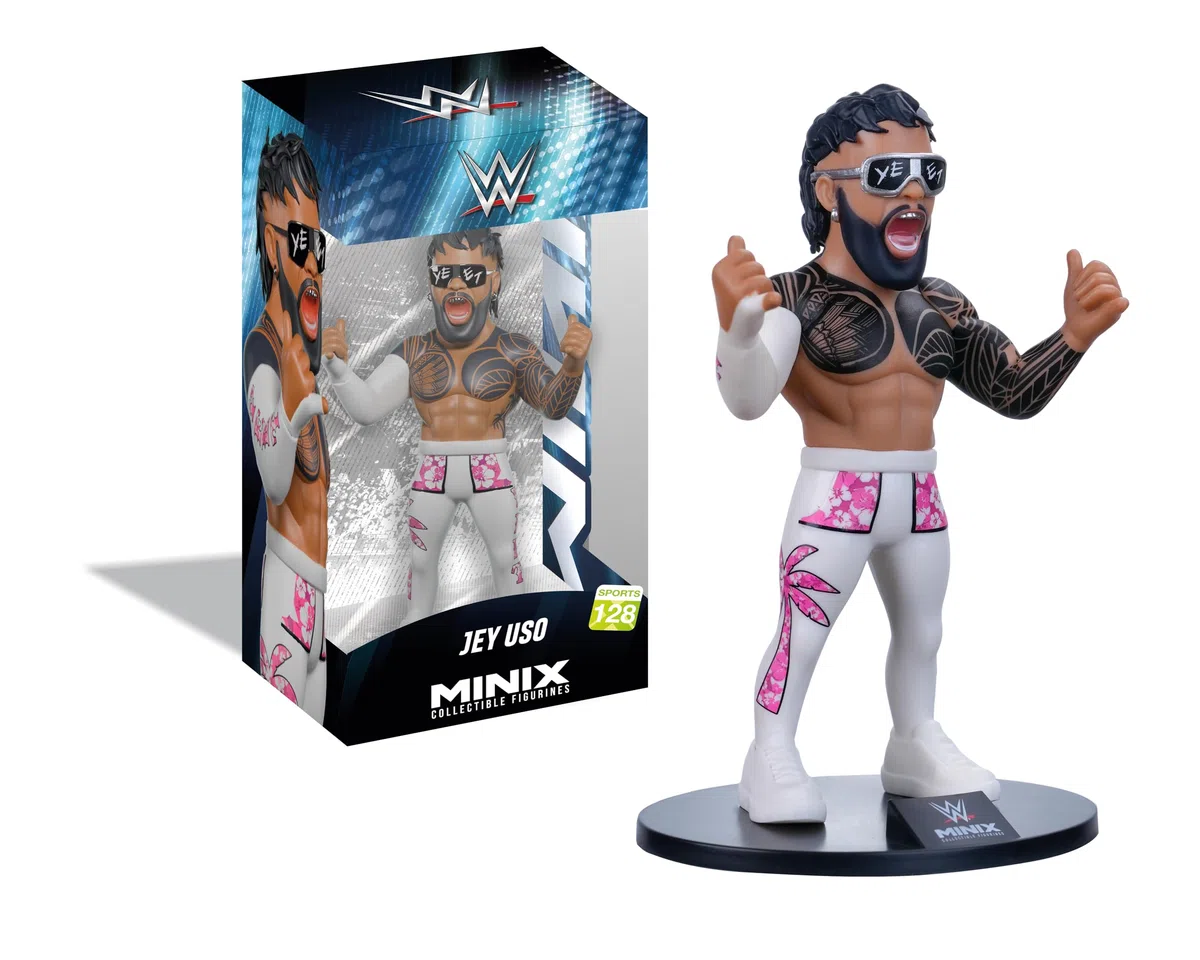 MINIX - Sports #128 - WWE - Jey Uso - Personaggio da Collezione 12 cm