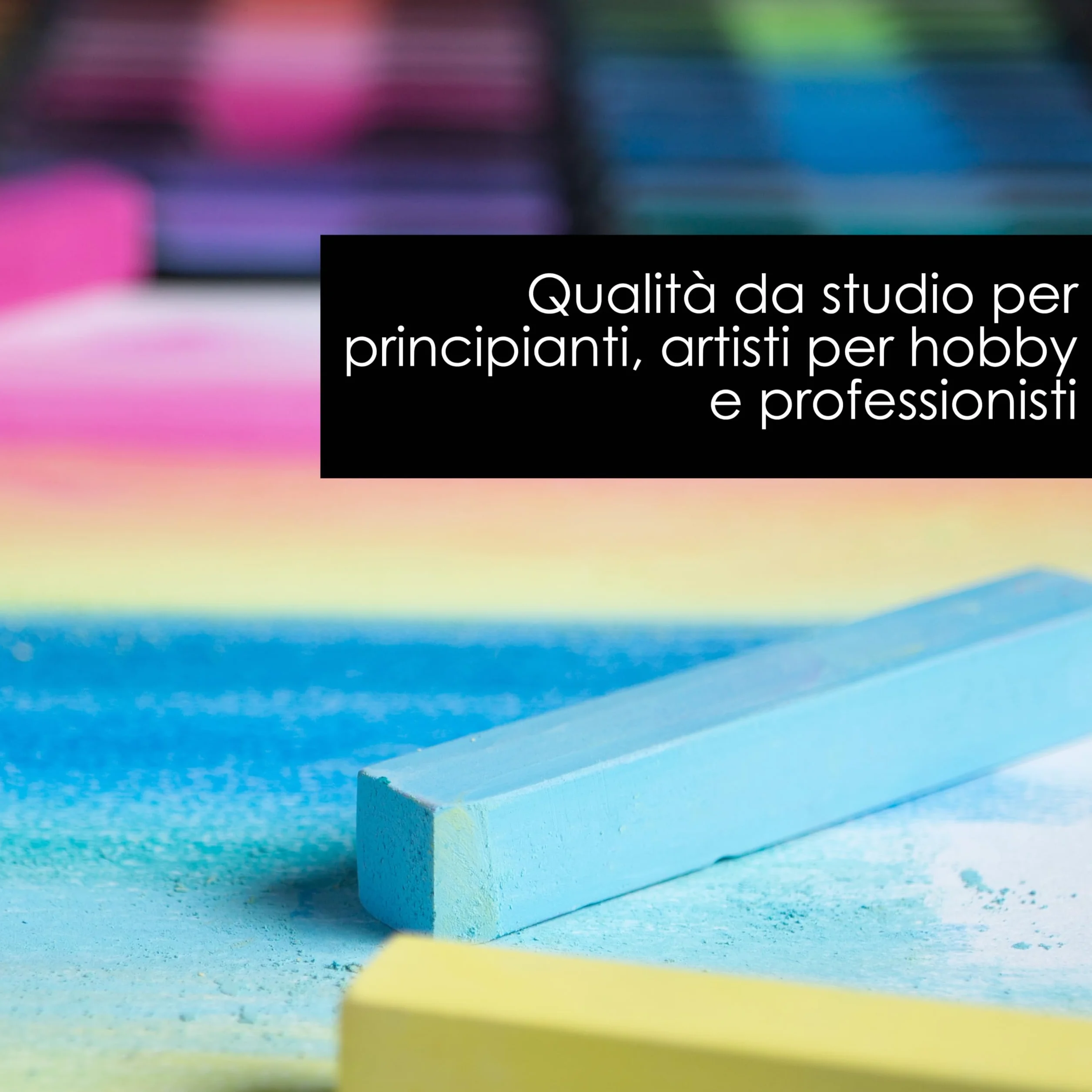 OfficeTree 36 pastelli a gesso per artisti, pastelli morbidi con blocco per schizzi, colori vivaci, set di pastelli