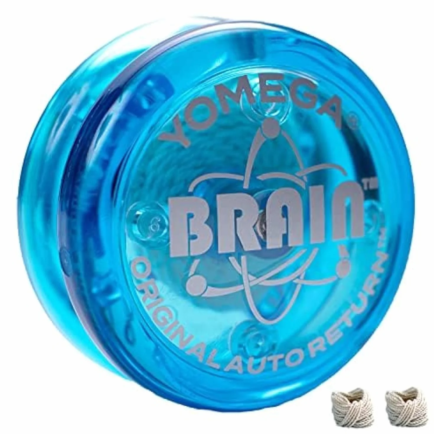 Yomega The Original Brain - Yoyo Professionale per Bambini e Principianti, Risposta reattiva Automatica Yo Yo Migliore per Fare acrobazie Incluso di Ben 2 Corde Extra (blu)