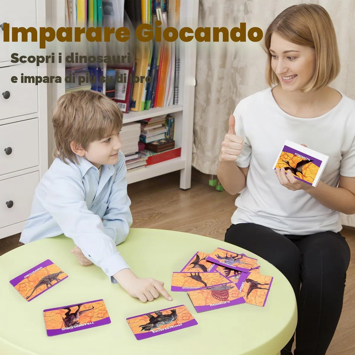 iKidiki Dinosauri per Bambini, Giochi Bambini 3 4 5 6 7 8 Anni Regalo Bambino 3-8 Anni Giocattolo per Scavare Uova di Dinosauro Gioco Bambino 4 5 6 Anni Maschio