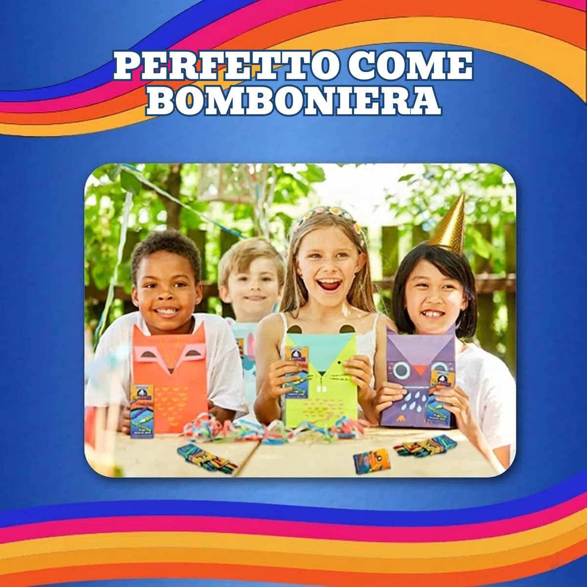 Bedwina Pastelli Bulk – 288 pastelli (72 confezioni da 4), colori premium atossici per bambini, bomboniere, ristoranti, premi, sacchetti regalo e calze di Natale