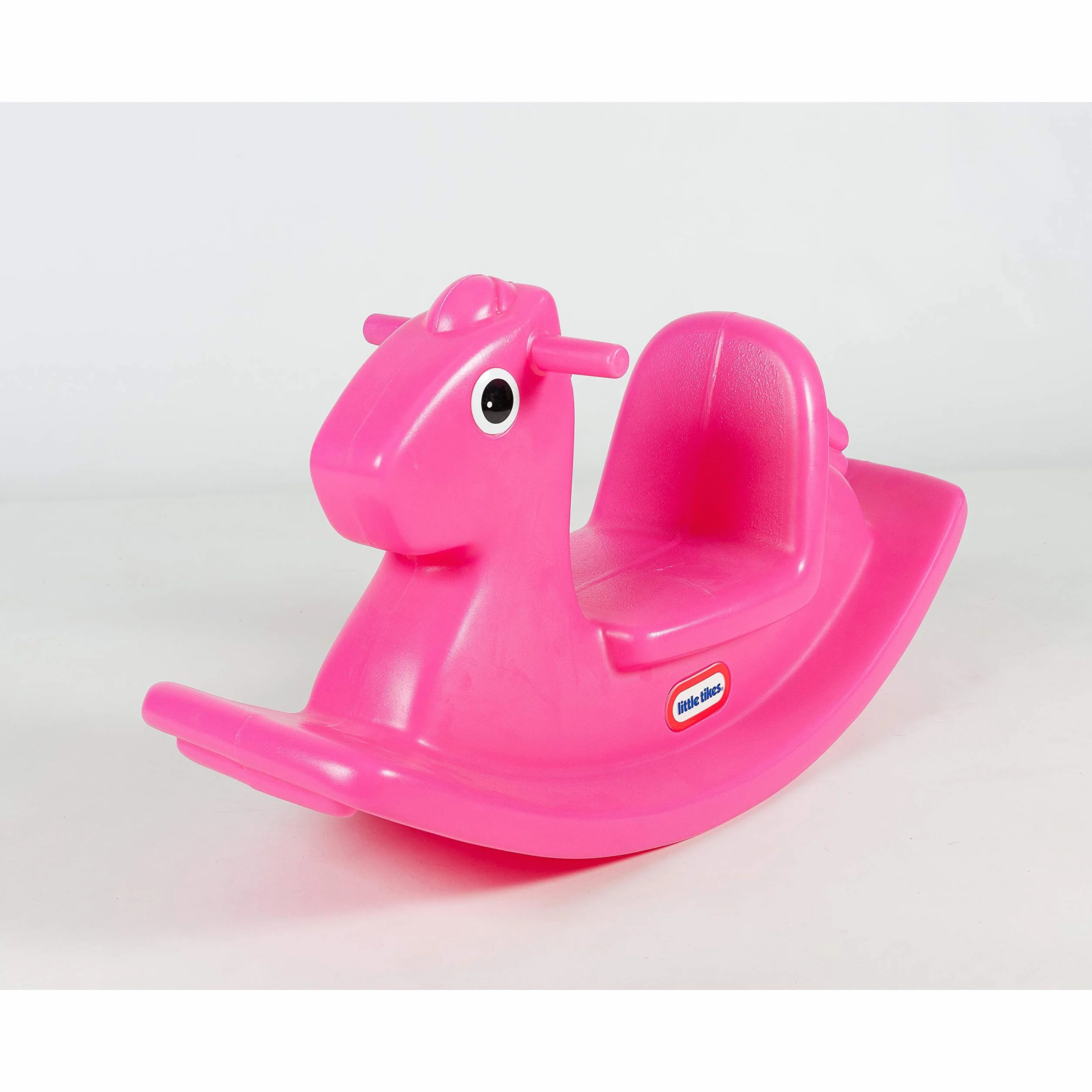 Little Tikes Cavallino a dondolo - Gioco attivo con maniglie facili da impugnare e sedile stabile per una maggiore sicurezza - Resistente - Interno ed esterno - Magenta - Età: 18+ mesi