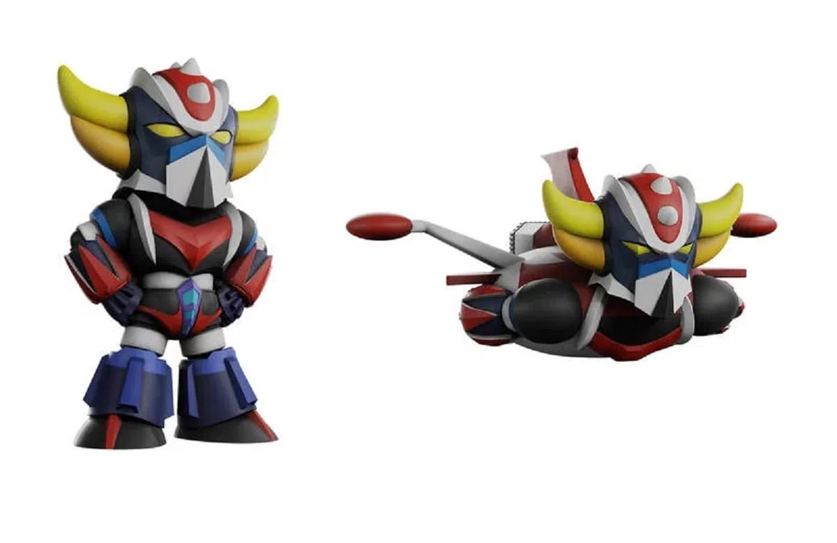 Plastoy Goldorak Duo figurine Spacer e Goldorak in piedi - PVC - 7 cm