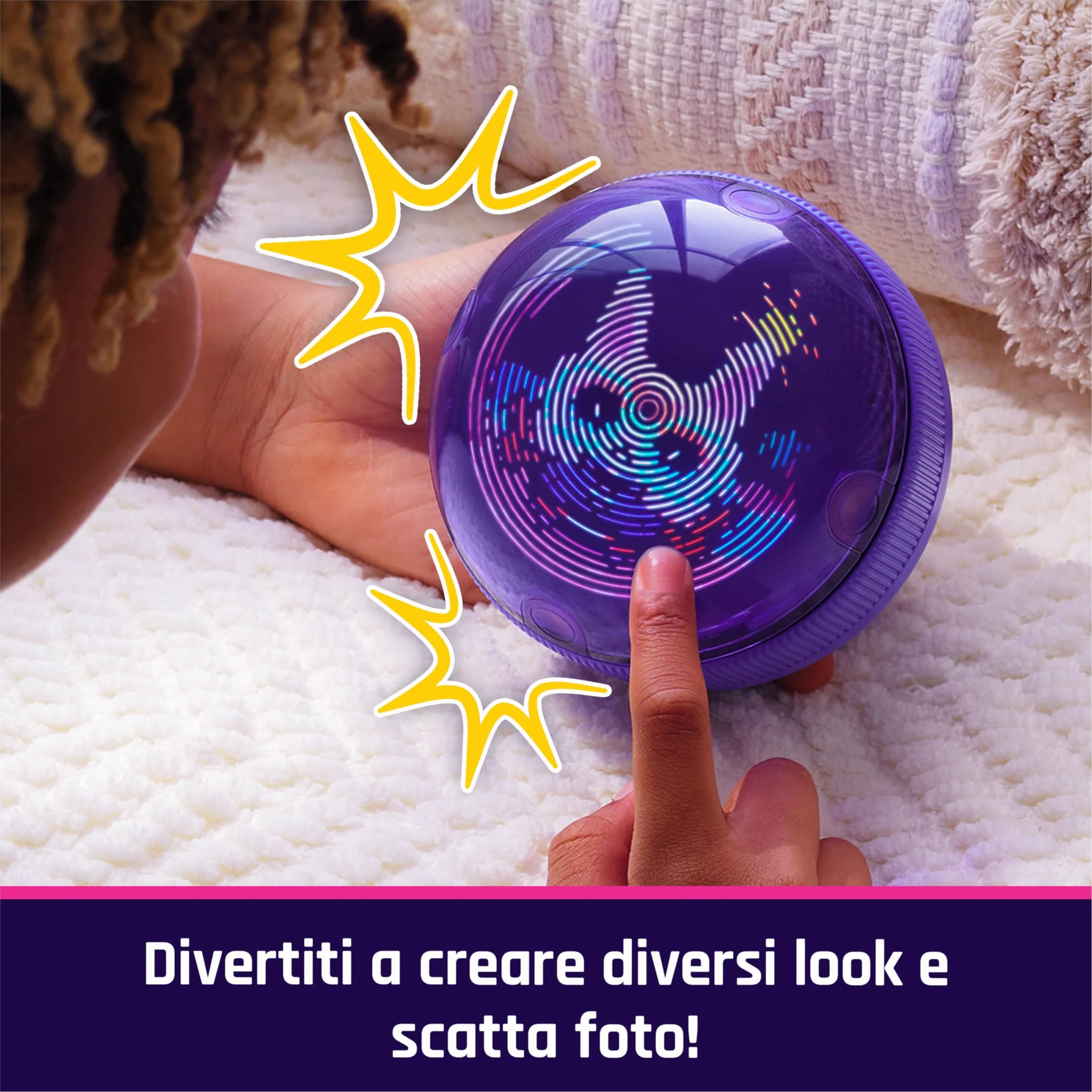 Bitzee, Il tuo Criceto Interattivo, Hamster Ball con Oltre 20 criceti all'Interno da Collezionare, rotola e reagisce al Tocco, Cucciolo Digitale e Giocattolo per Bambini e Bambine dai 5 Anni in su
