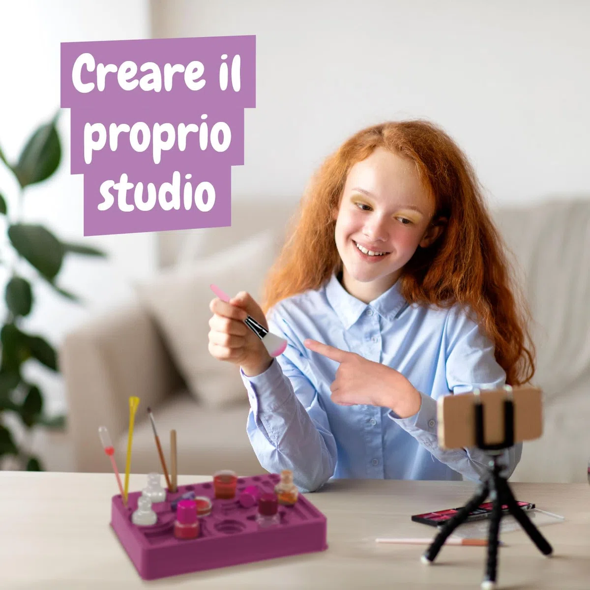 Science4you Set di Trucco per Bambini 8+ - Crea il tuo Make up con questo Giocattolo da Principessa, Trova la Bellezza all'Interno di questo Kit di Arti e Mestieri per Bambini 8 9 10 11+