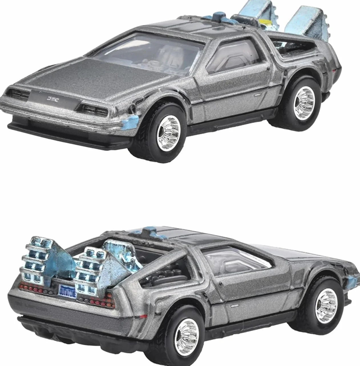 Hot Wheels RITORNO AL FUTURO Modellino DieCast Auto DELOREAN DMC BACK TO THE FUTURE - scala 1/64 lunghezza 7 cm Pop Culture JBL65