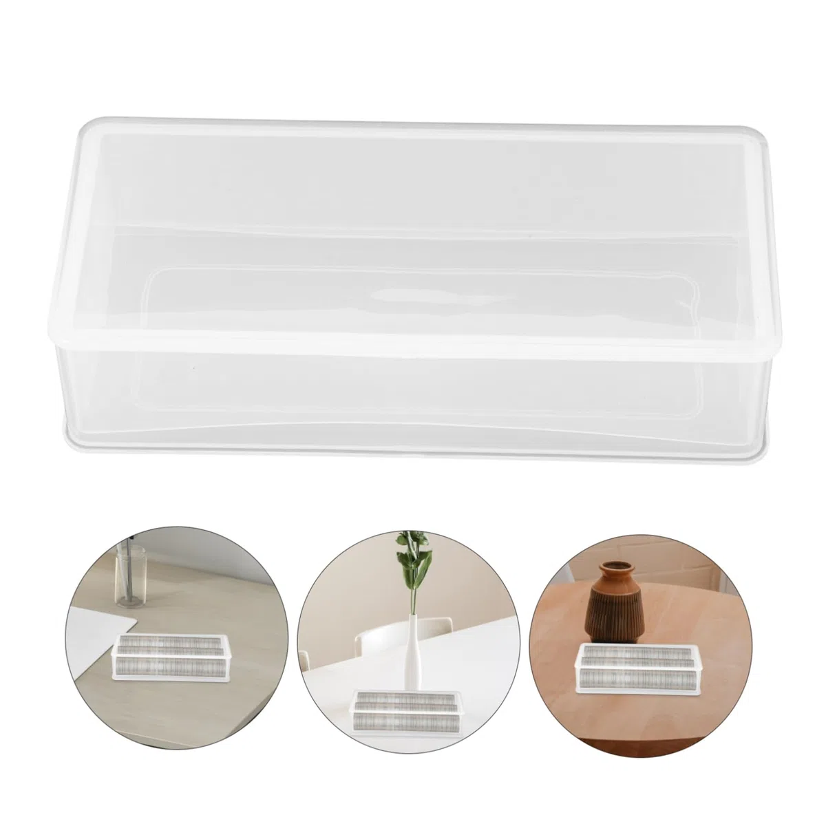 Happyyami Scatola Porta Monete in Pp Trasparente 2 Pezzi Custodia Portamonete Pratica Resistente per Collezione Banconote e Monete Accessorio per Collezionisti