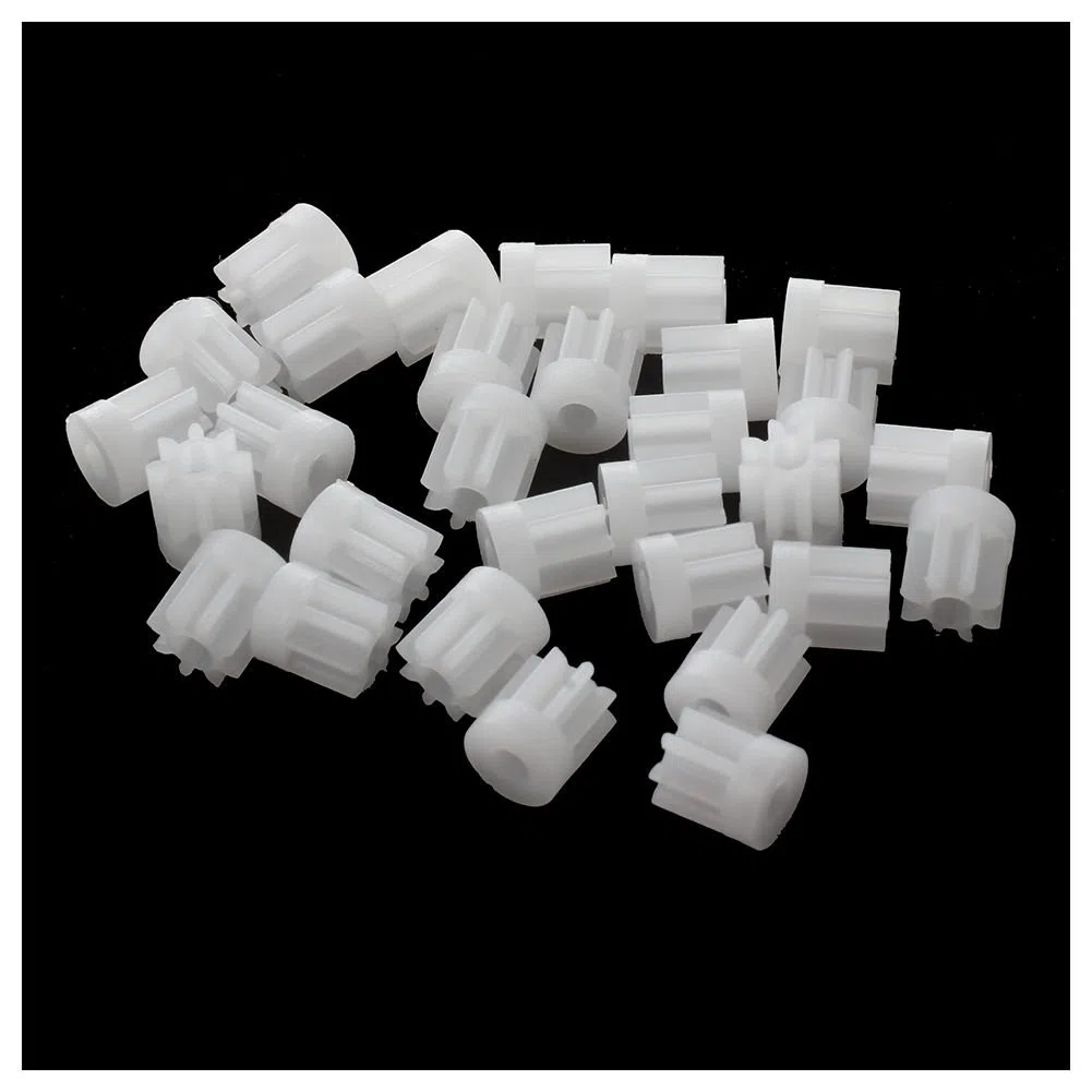 30 pezzi 0.5 8 ingranaggi ingranaggi in plastica per 2 mm giocattolo auto albero motore