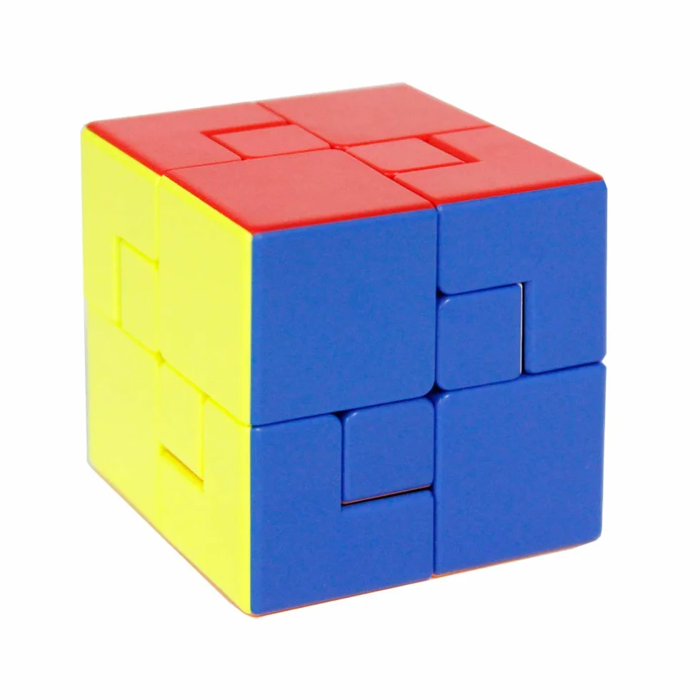 Oostifun MoYu MoFang JiaoShi Meilong KuiLei Cube Cubing Classroom Meilong Puzzle Cube multicolore con un cubo treppiede (Style-1)