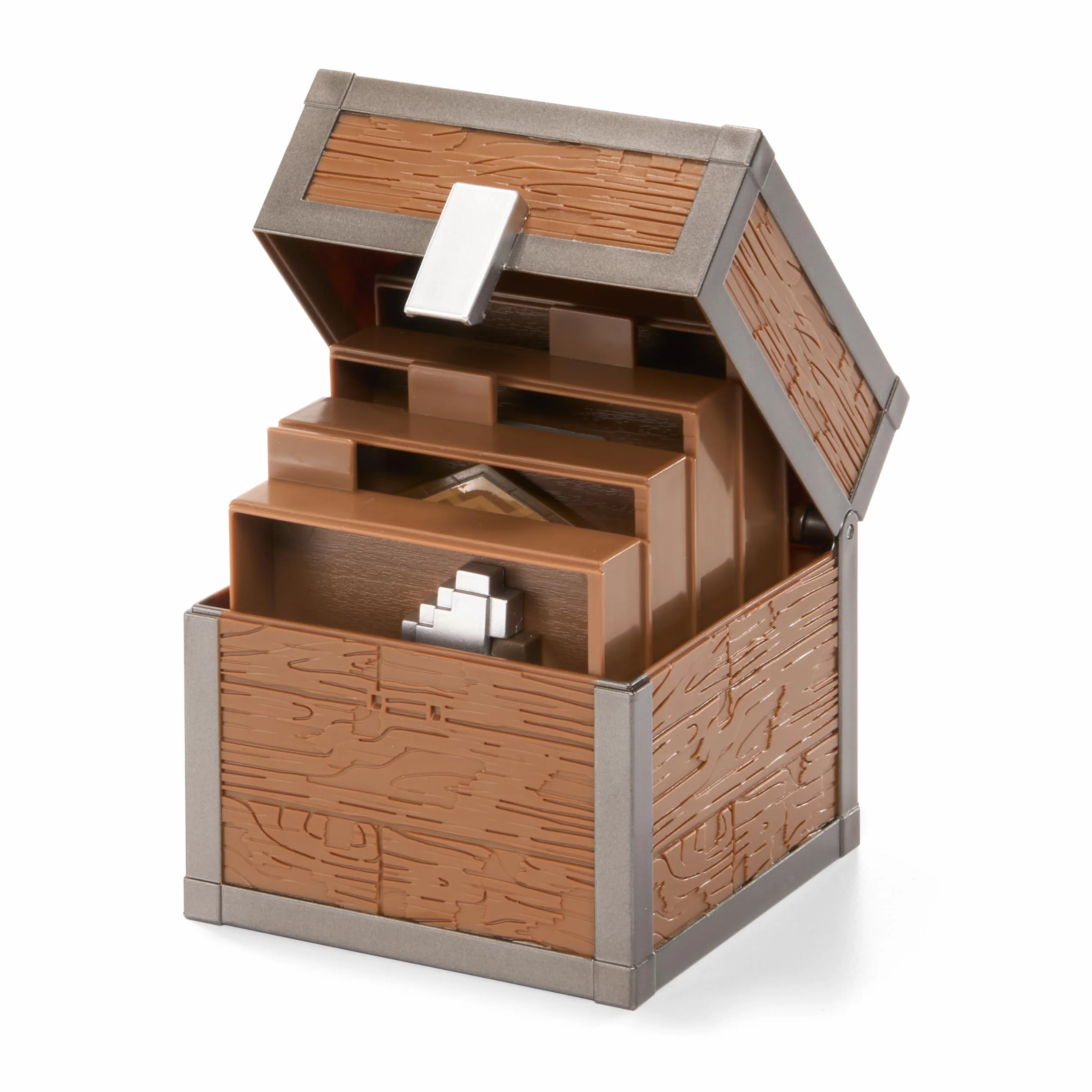 NOBLE Minecraft Set Foresta Bottino Cassa 10Cm