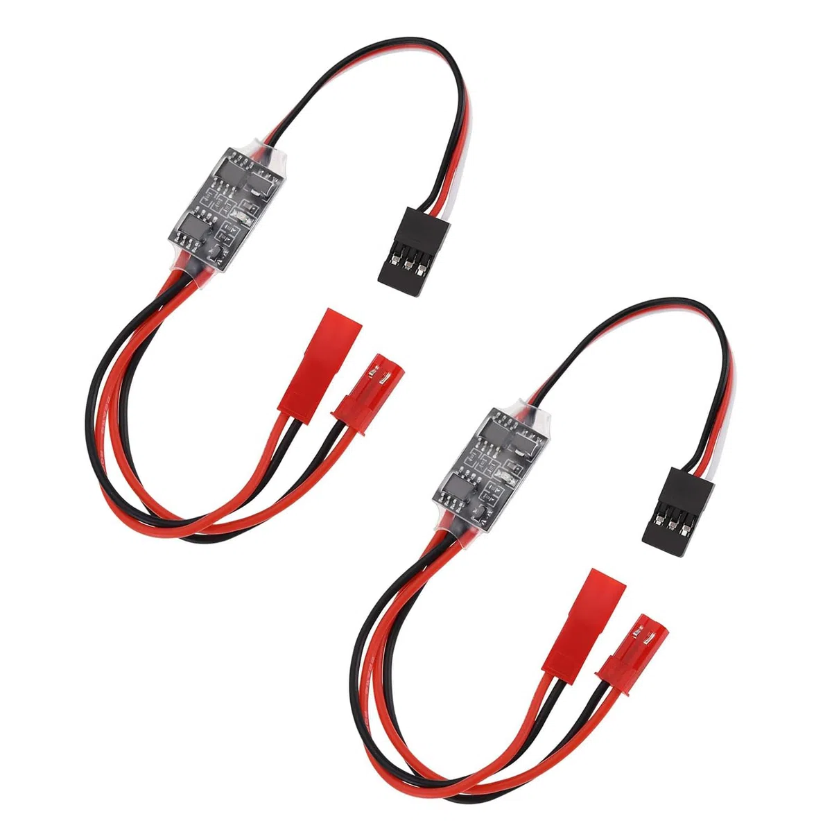 GERUI 2 interruttori elettronici radiocomandati da 20 A ad alta corrente 3 – 30 V RC relè interruttore on/off per RC auto, camion, barca, luce LED drone