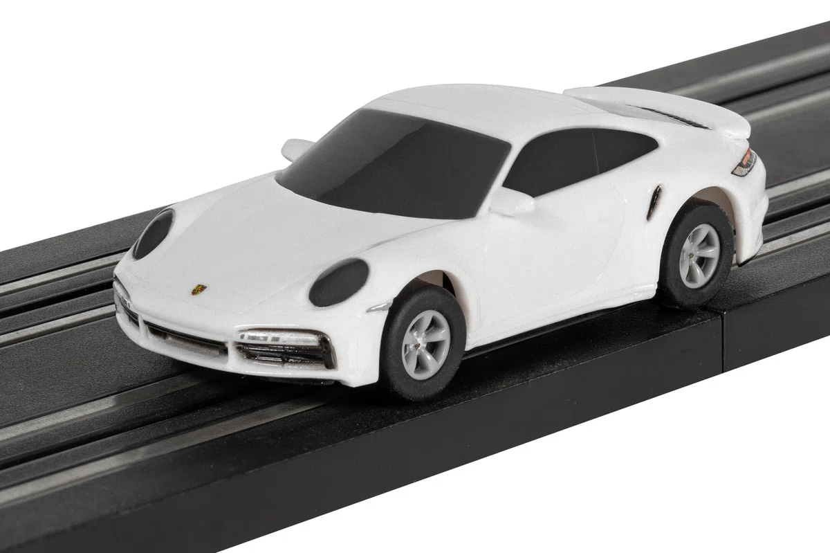 Micro Scalextric, Porsche 911 Turbo, bianco