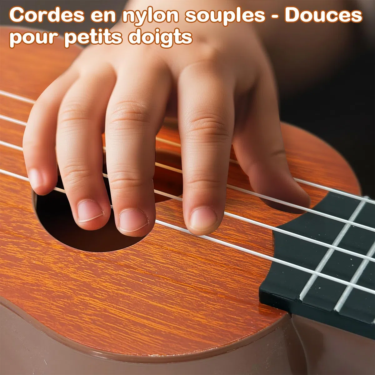 Chitarra ukulele bambini giocattoli dai 3 anni in su, strumenti musicali per bambini dai 3 4 5 anni in su, ragazza e ragazzo, regalo ragazza ragazzo 3 4 5 6 7 anni