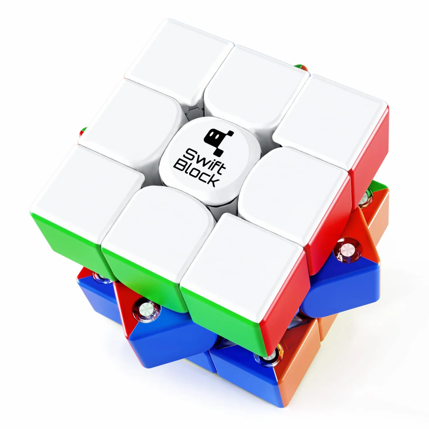 355S 3x3 Magnetico Speed Cube, Cubo Magico Professionale Originale con 48 Magneti, Rapida e Fluida Rotazione Elasticità Regolabile Solido Resistente per Bambini e Adulti