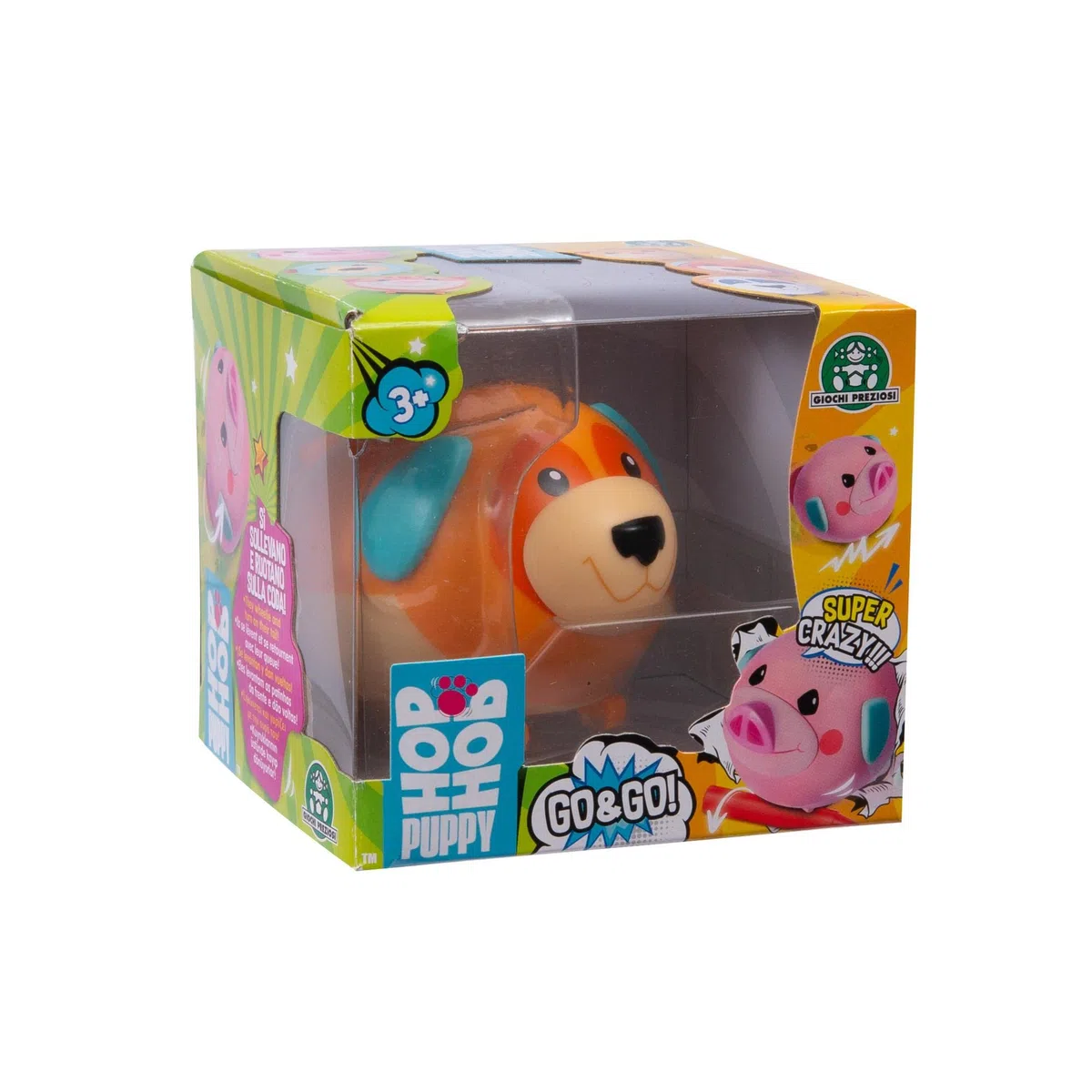 Giochi Preziosi Hop Hop Puppy - Go & Go Versione Cane Gli Hop Hop Puppy Corrono Girano, Ruotano Ma Tornano Sempre In Piedi, Per Bambini A Partire Dai 3 Anni, Hpu04700