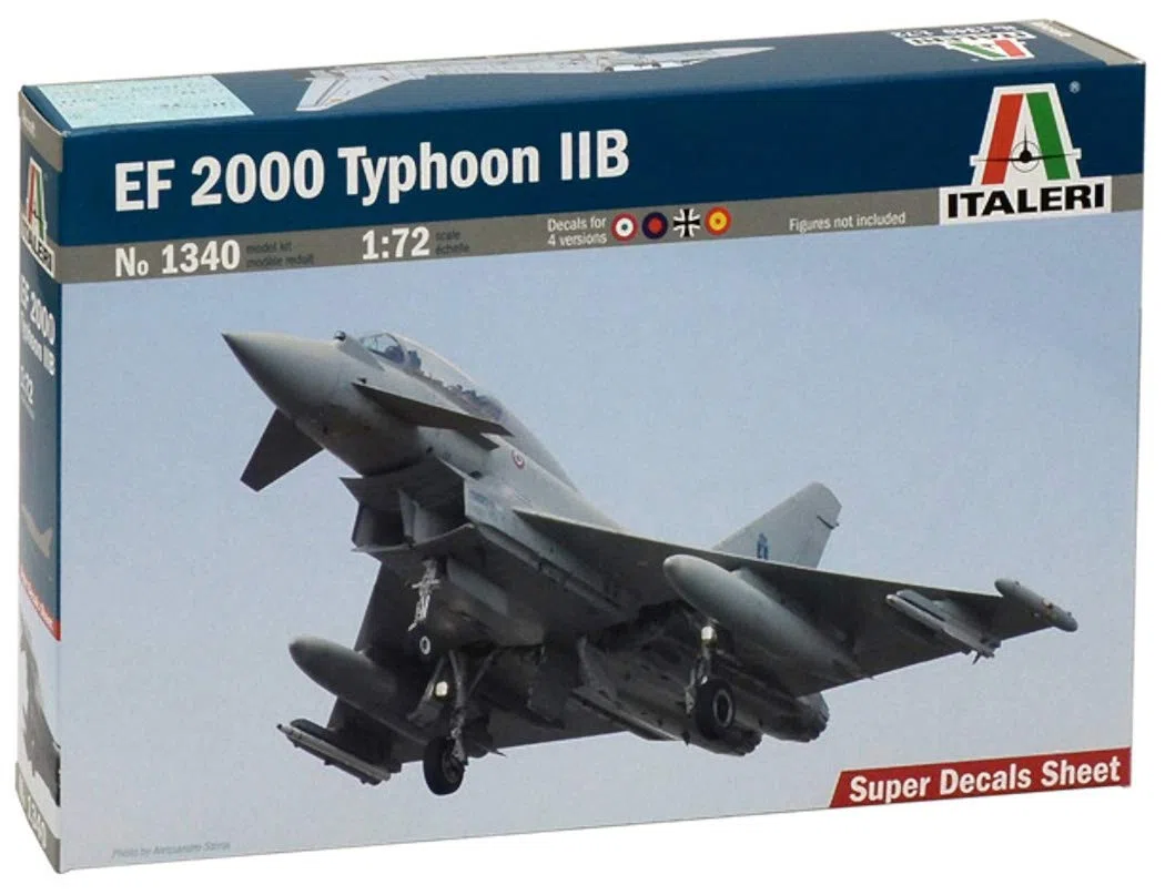 Italeri 1340 - Ef 2000 Typhoon (Twin Seater) Model Kit Scala 1:72