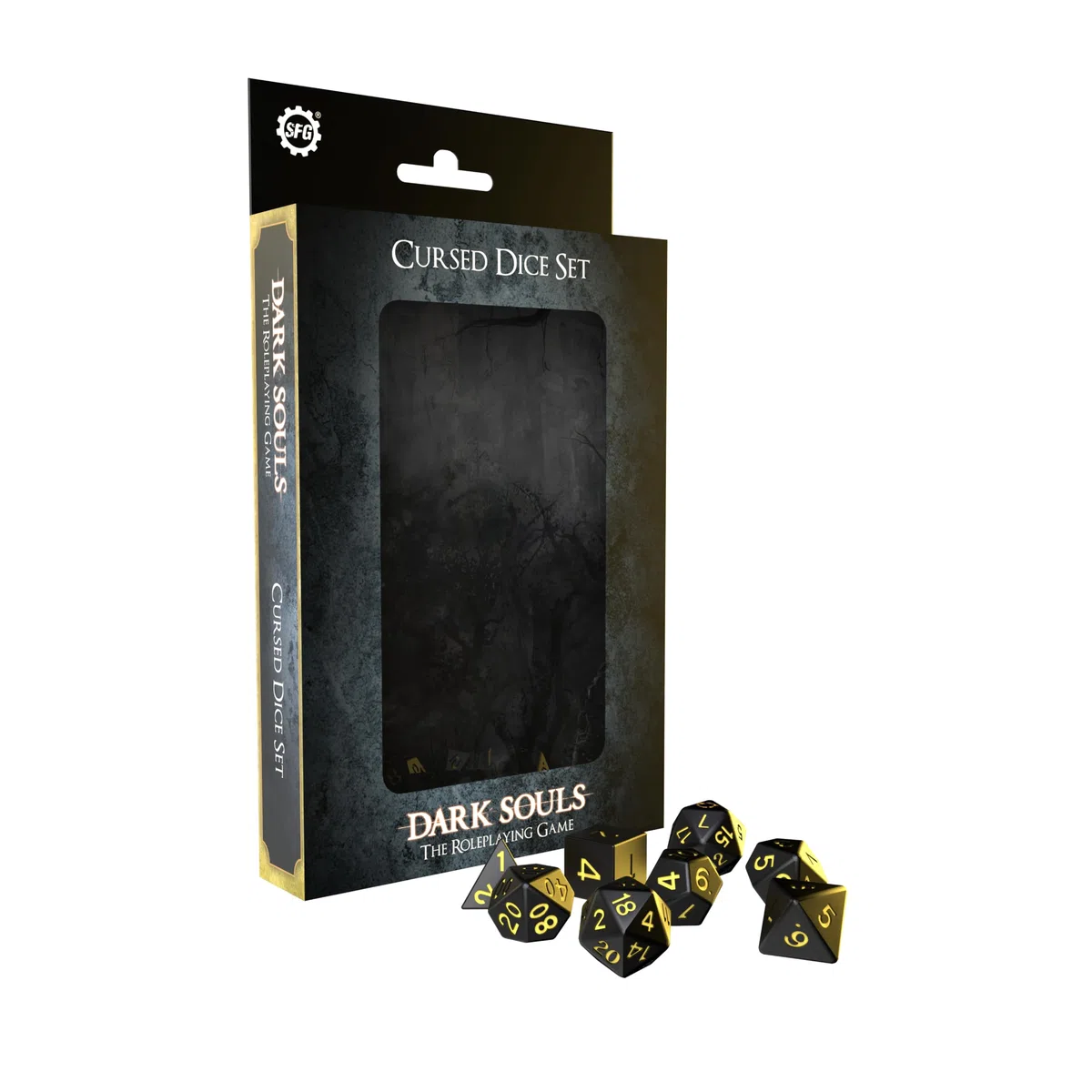 Steamforged Games | Dark Souls: The Roleplaying Game | RPG Cursed Dice Set | Ages 14+