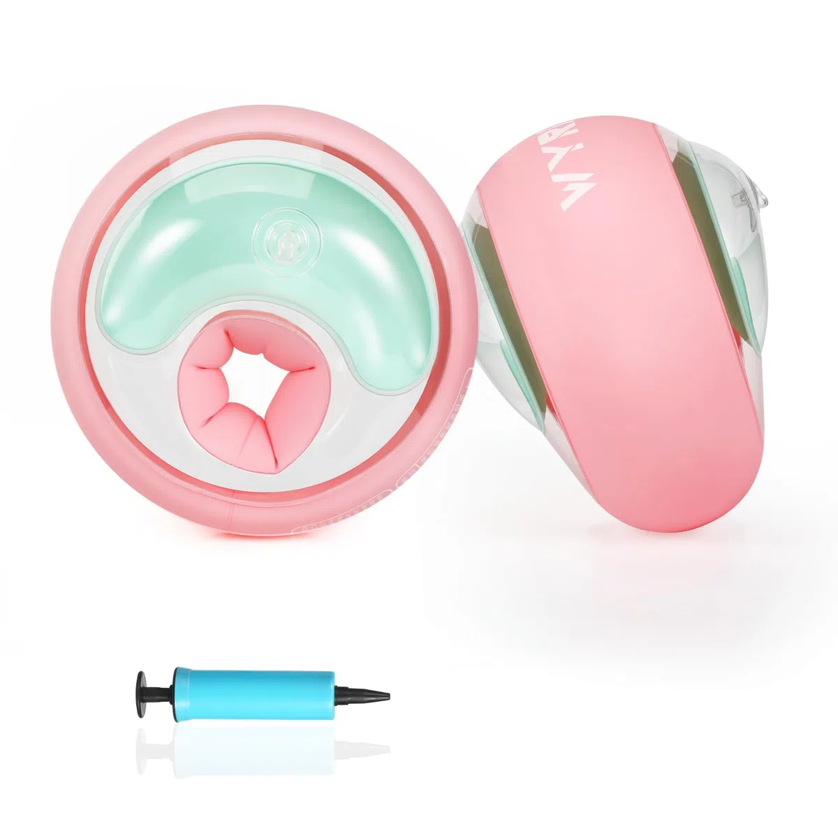 LOOWARTS Braccioli Bambini con 3 Camere d'aria Indipendenti, Bambino Realizzati in Materiale Ispessito, Braccioli Neonato adatti a Bambini di età compresa tra 1 e 8 Anni Rosa