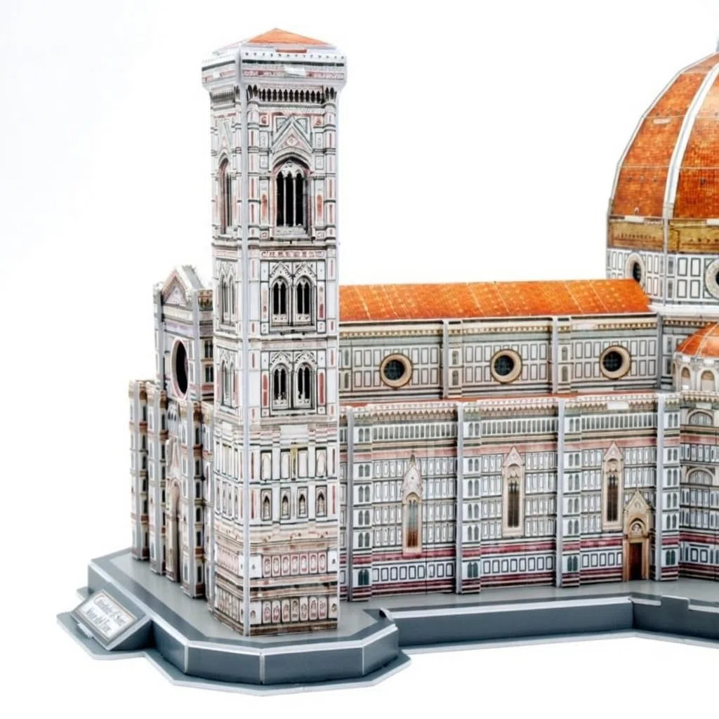 Generico Kit 3D Cattedrale di Santa Maria del Fiore Firenze - Modello Architettonico in Foam, 123 Pezzi, 40 x 25 x 26,5 cm