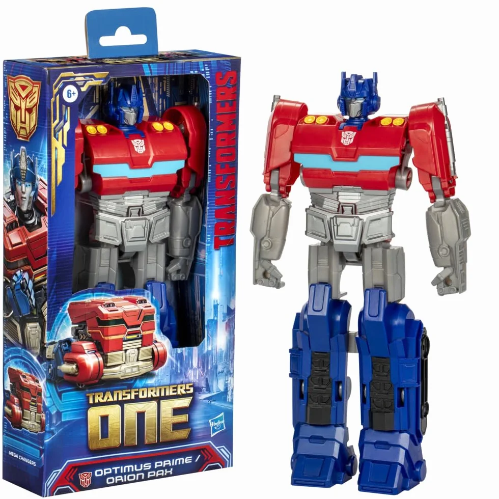 Transformers Hasbro, One, Action Figure da Collezione 2 in 1 Optimus Prime/Orion Pax, 28 cm, per Bambini e Bambine dai 6 Anni in Su
