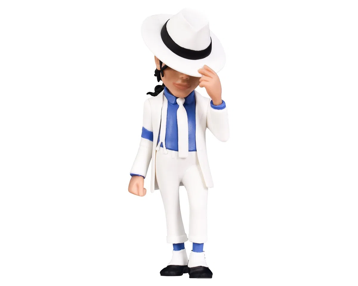 MINIX Collectible Figurines Bandai Michael Jackson, collezione 12 cm, collezione per esposizione, idea regalo, giocattoli per bambini e adulti, fan della musica (MN16228)
