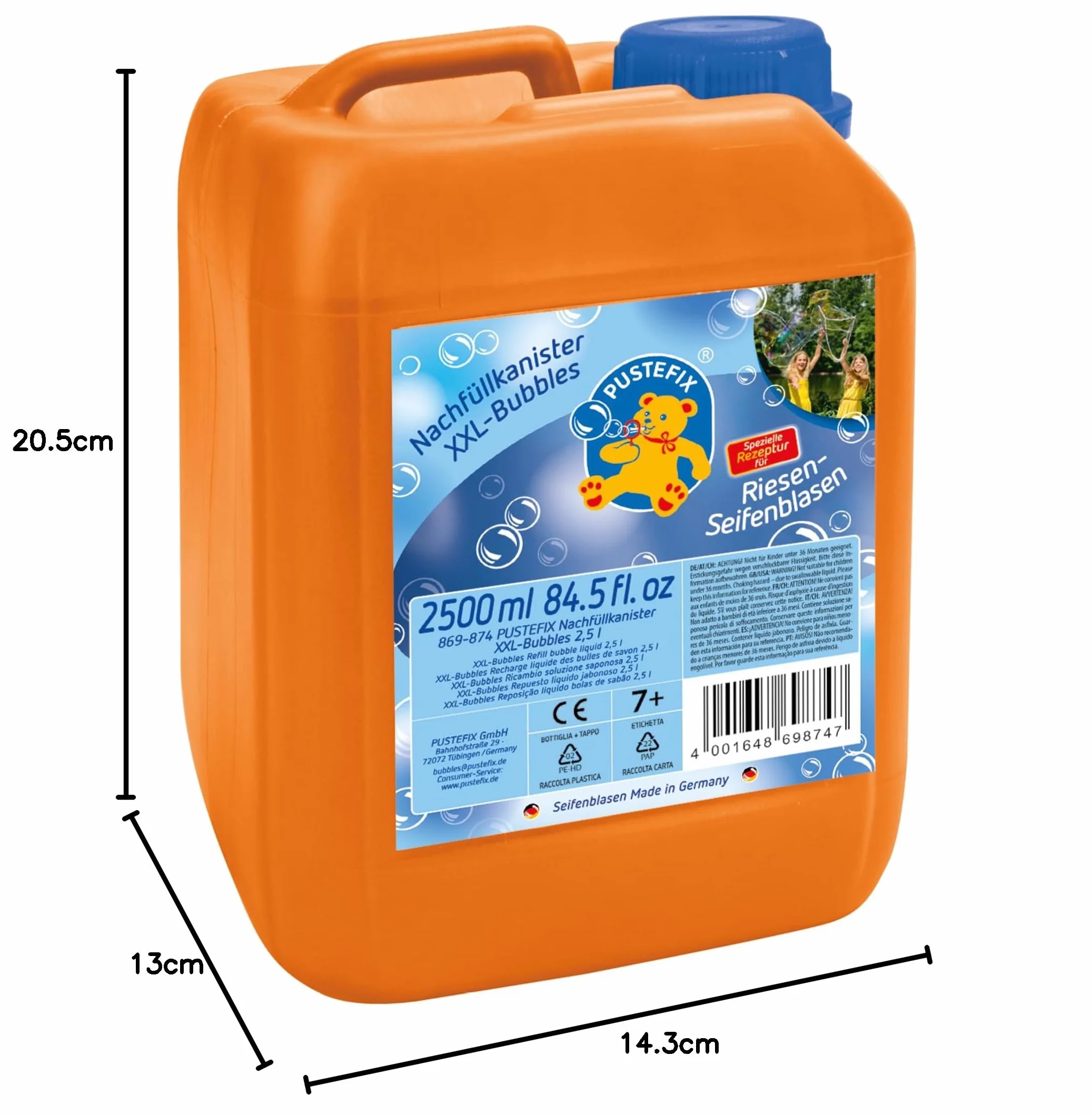 Pustefix Ricarica per bolle di sapone 2,5 l